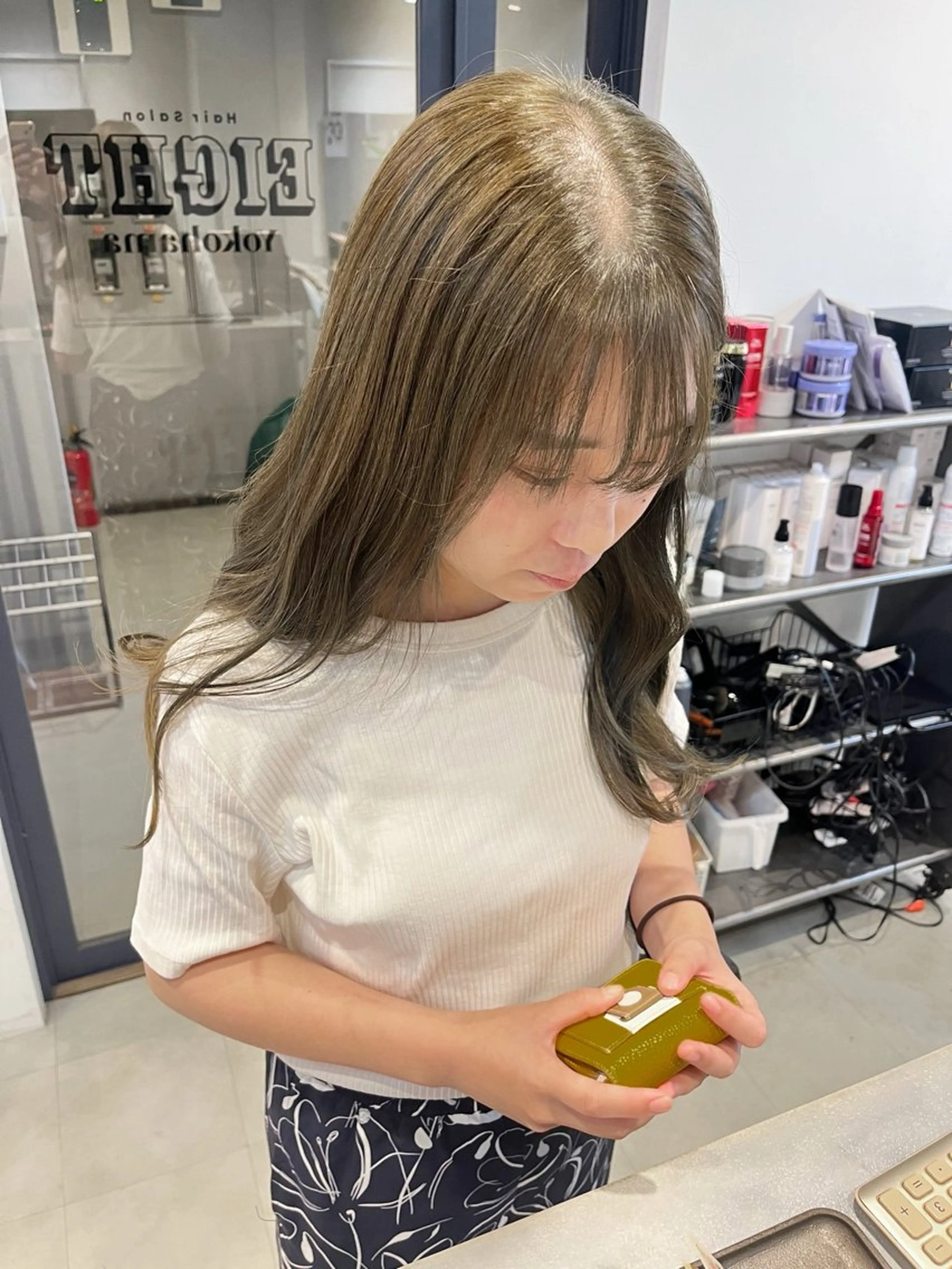 セミロング カラー オリーブカラー ヘアカラー 🌷レイヤーカット/ フルキシオリ🌷のヘアスタイル