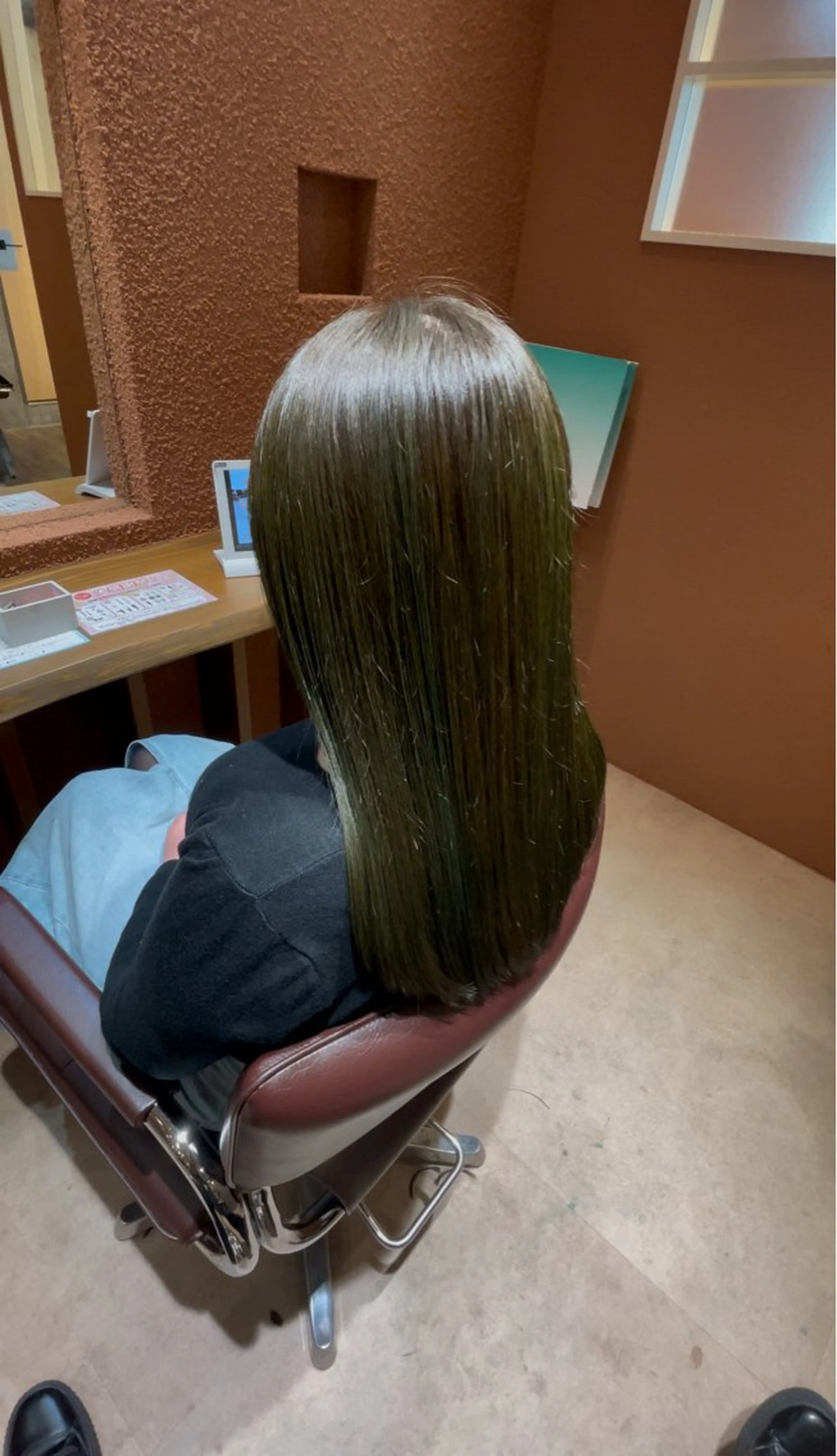 【ミニモ限定】✨叶えたい髪色はこれ🌈✨ブリーチを使わない透明感ダブルカラー🩷の写真