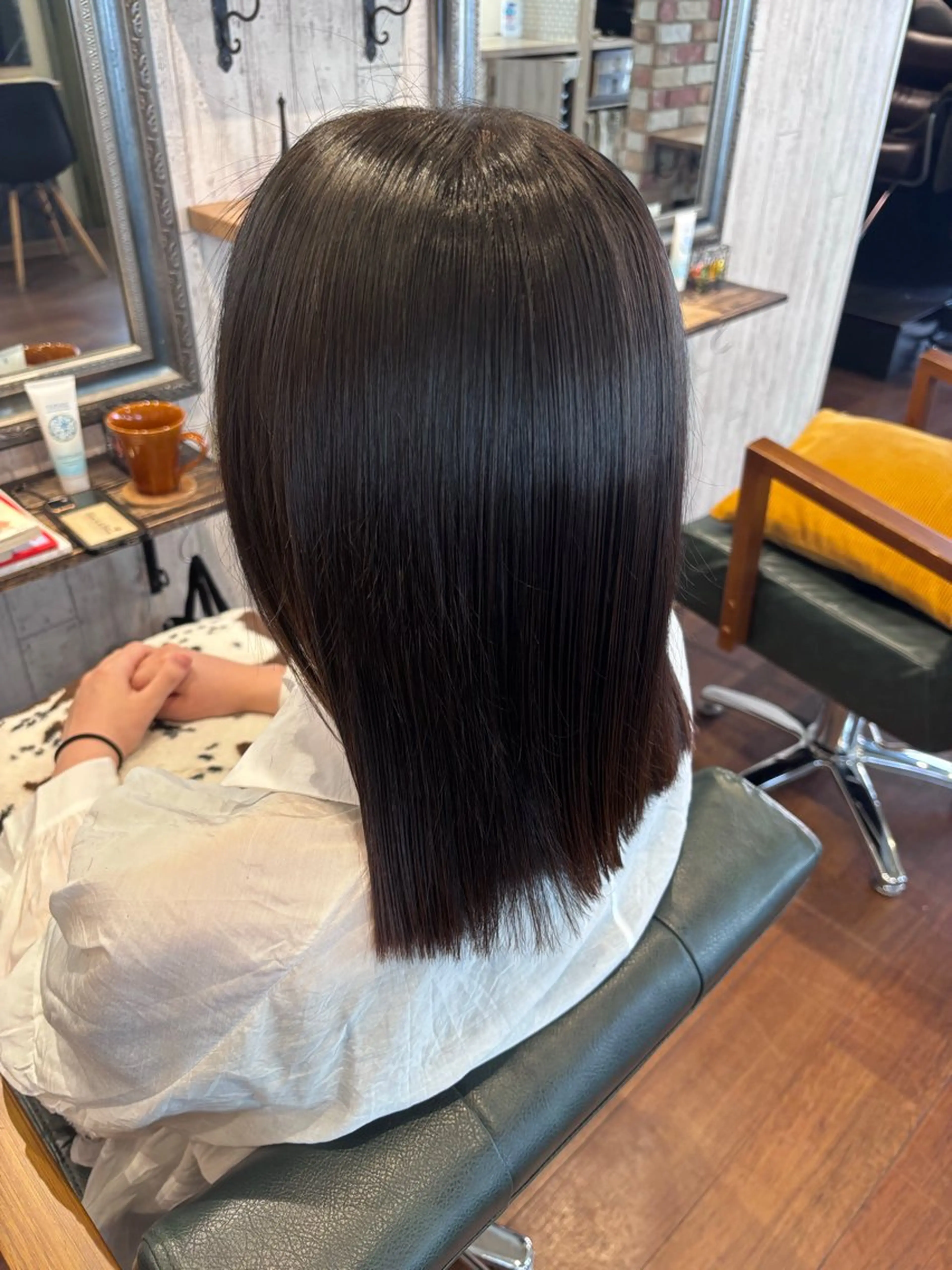 ミディアム ヘアカラー トリートメント 齋藤 瑞樹のヘアスタイル