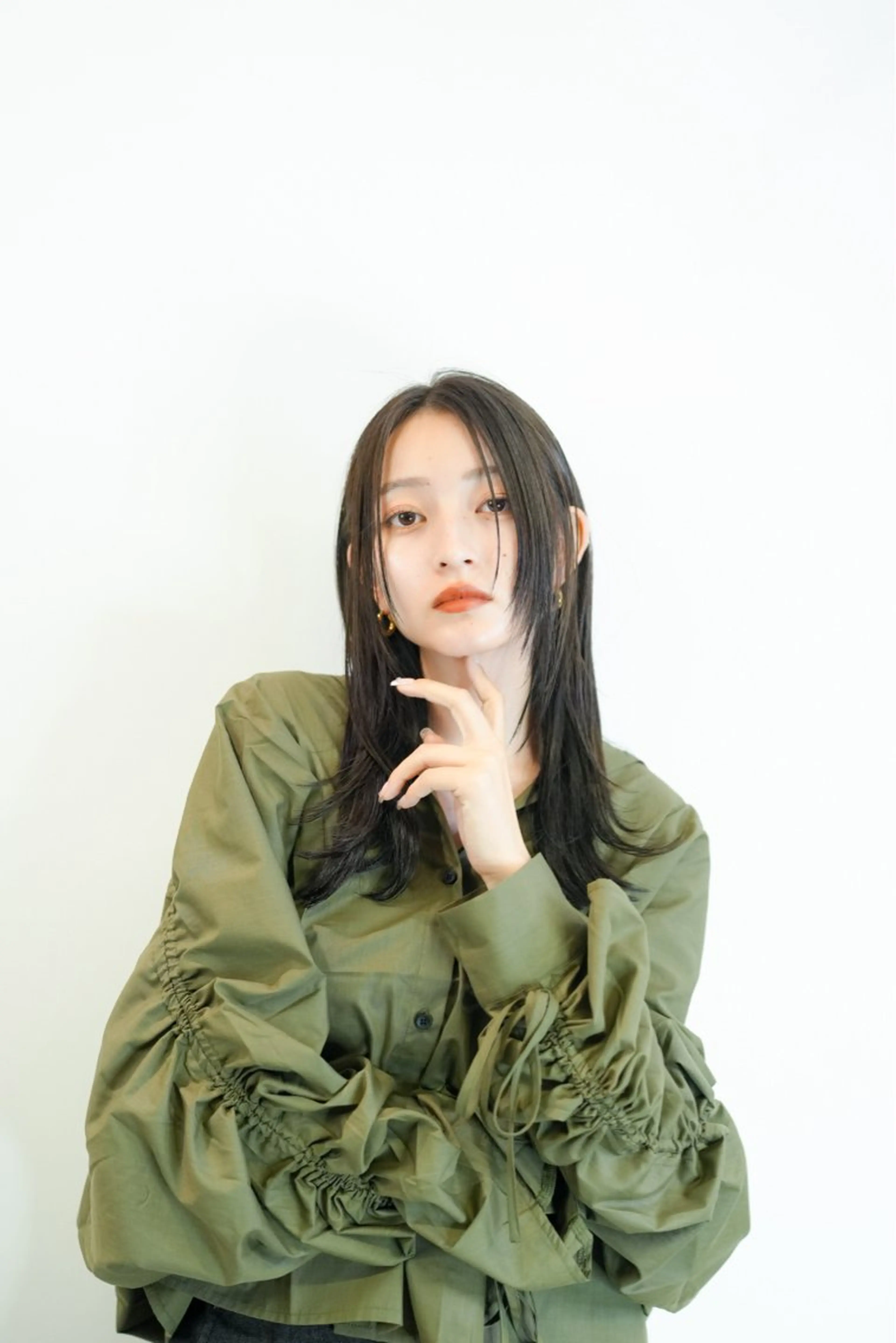 ロング カラー アディクシーカラー バレイヤージュ ブリーチ デザインカラー ダブルカラー カット ヘアカラー トリートメント opus 店長大和 レイヤー/赤み消しのヘアスタイル