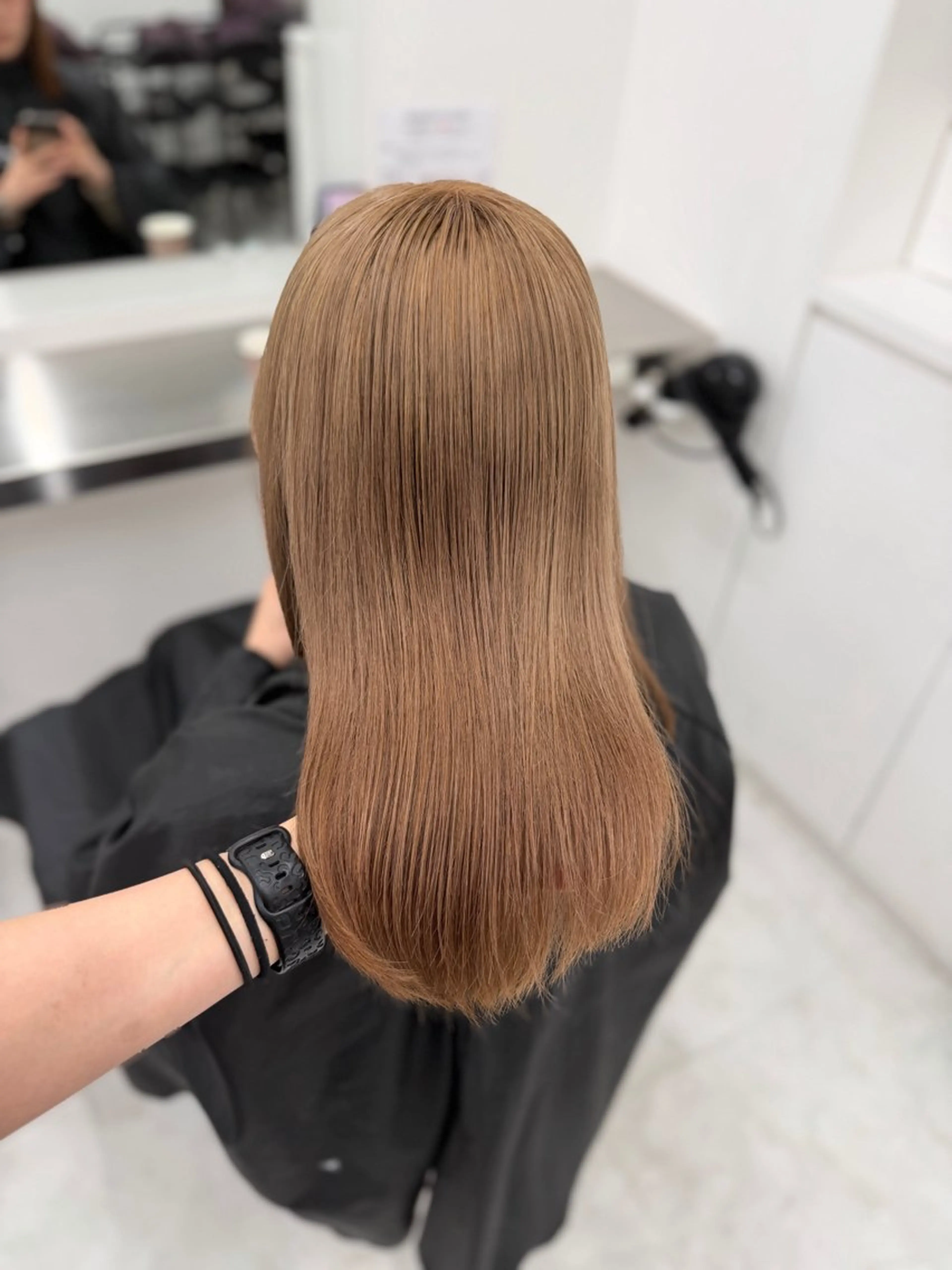 カラー ヘアカラー トリートメント 透明感ベージュ 🎀Anju/渋谷のヘアスタイル