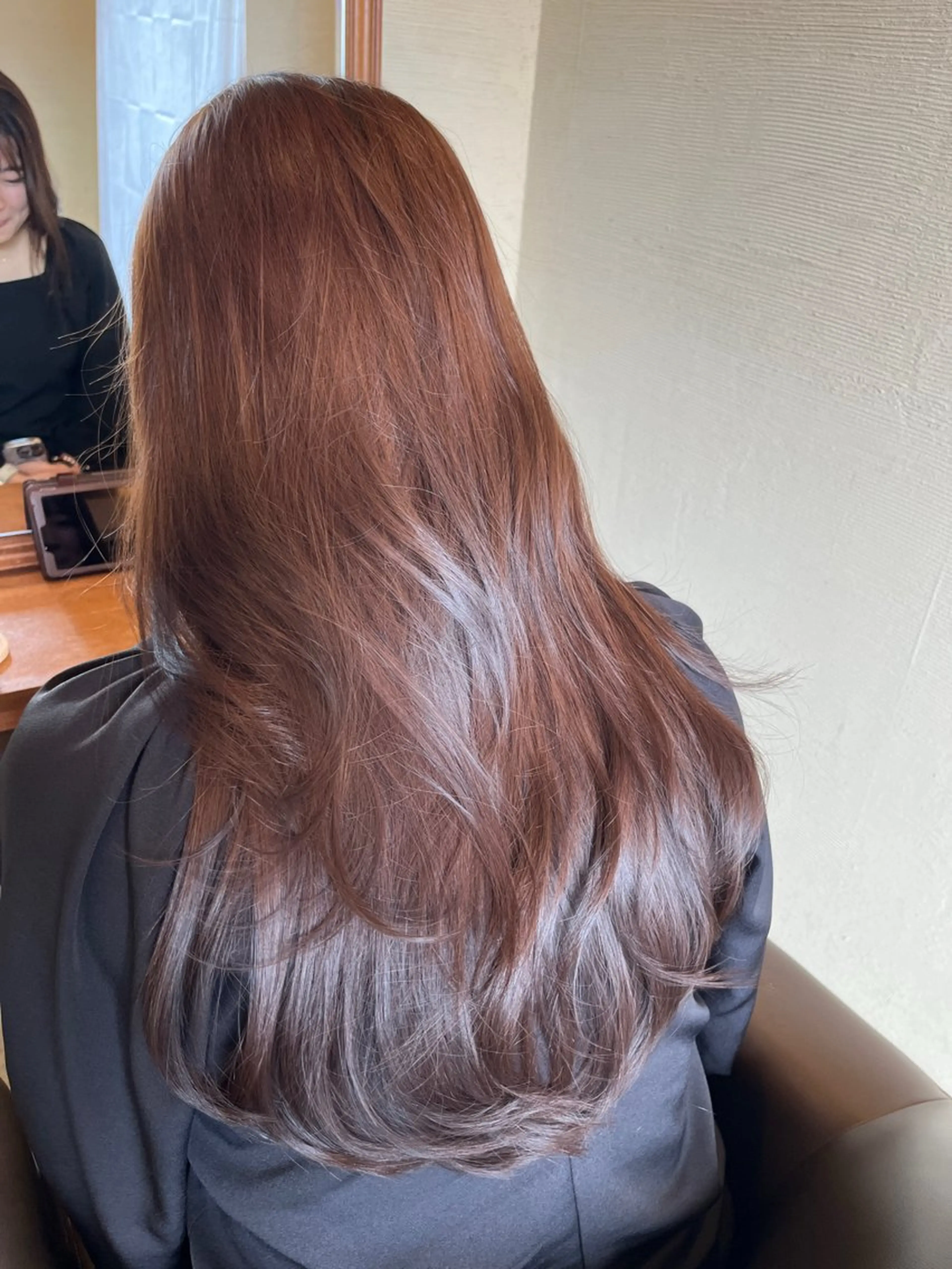 ロング カラー トリートメント カット ヘアカラー トリートメント 艶カラー/メンズ パーマ/伊藤愛麻のヘアスタイル