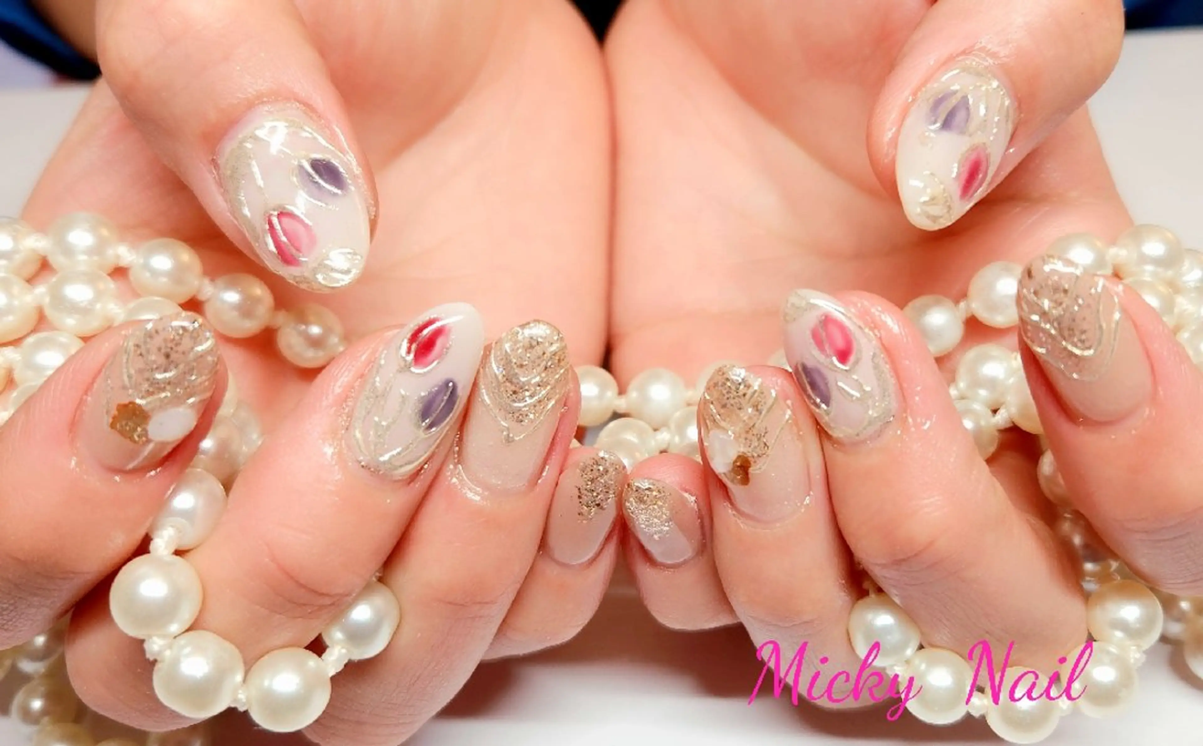 ネイル 春ネイル Micky nail chikushinoのその他イメージ