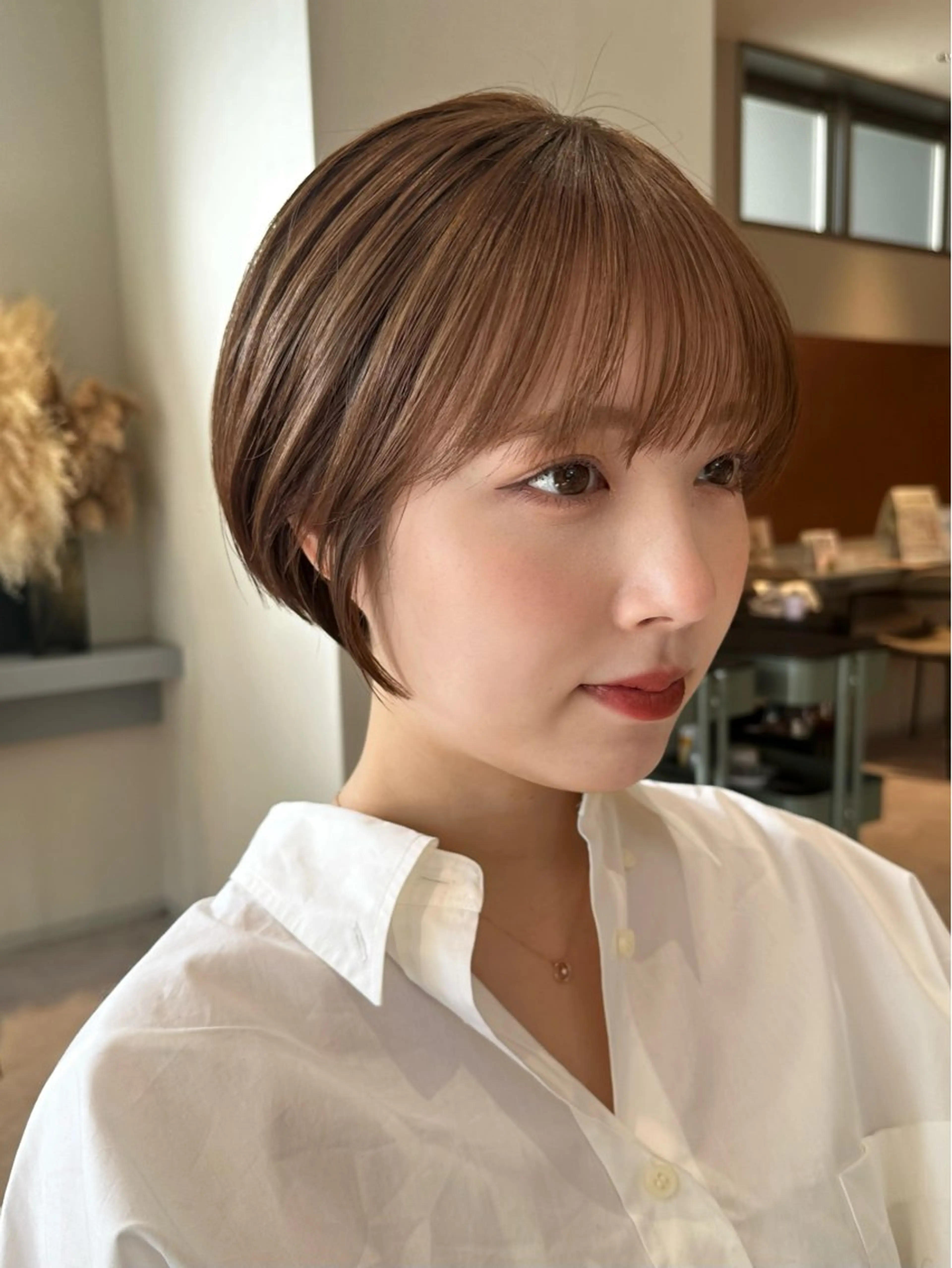 ショート カラー ショートヘア 👑ショート/ボブ /銀座/ニシオカ👑のヘアスタイル