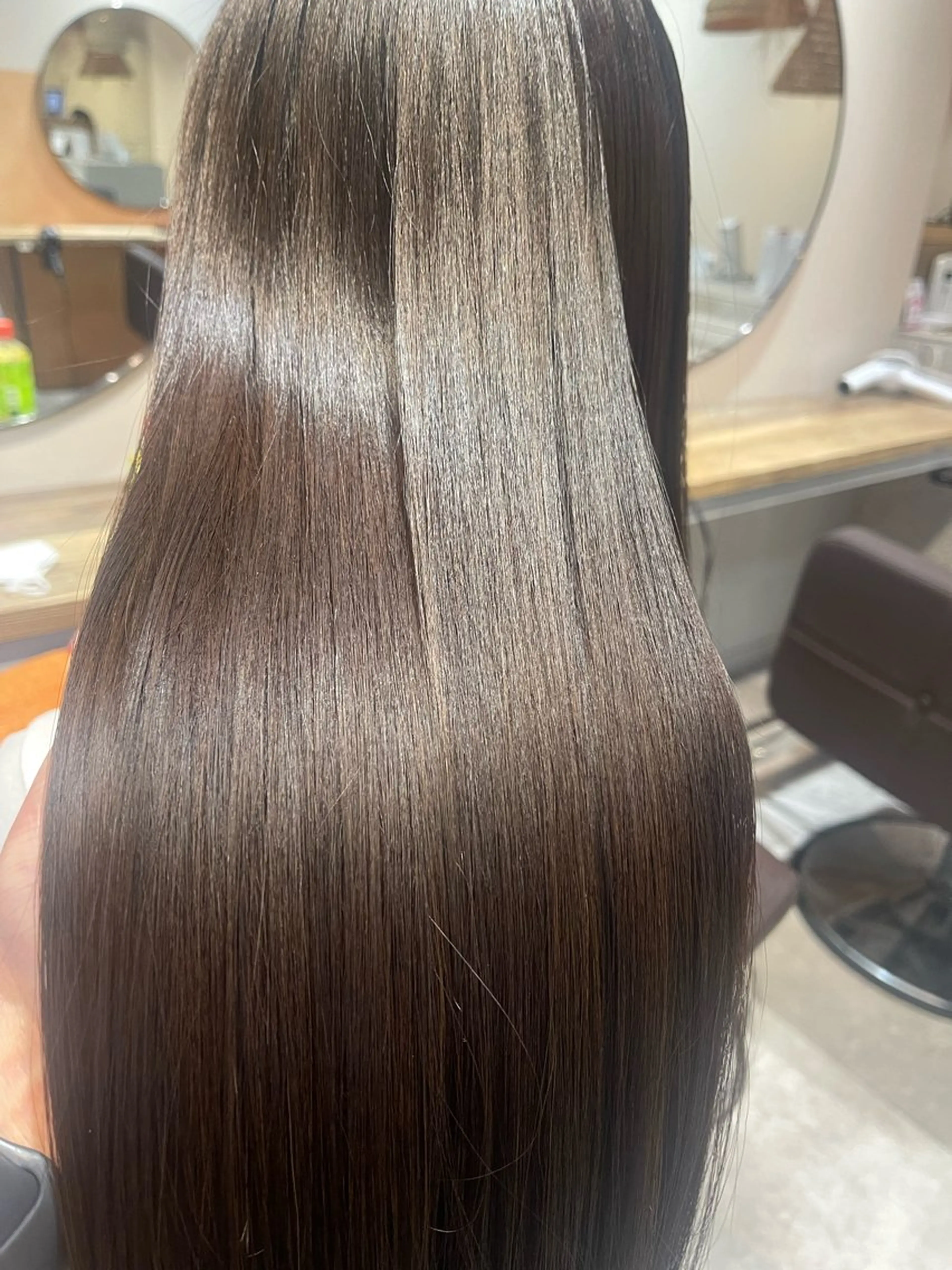 ロング ボブ ハイライト 髪質改善 レイヤーカット 髪質改善×艶髪　斉藤 勝のヘアスタイル