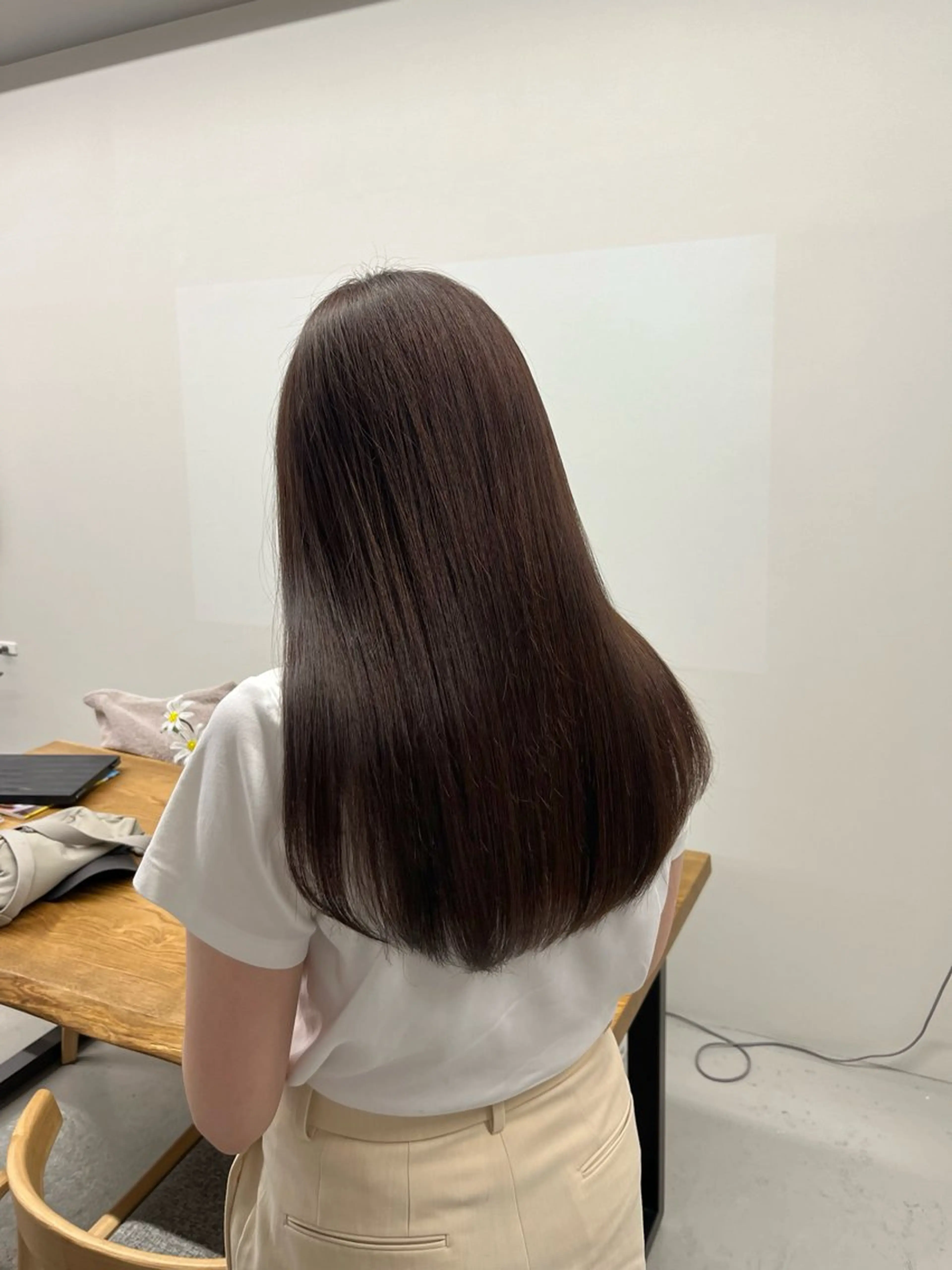 ロング カラー ヘアカラー トリートメント 広島韓国ヘア♡ たかみのヘアスタイル