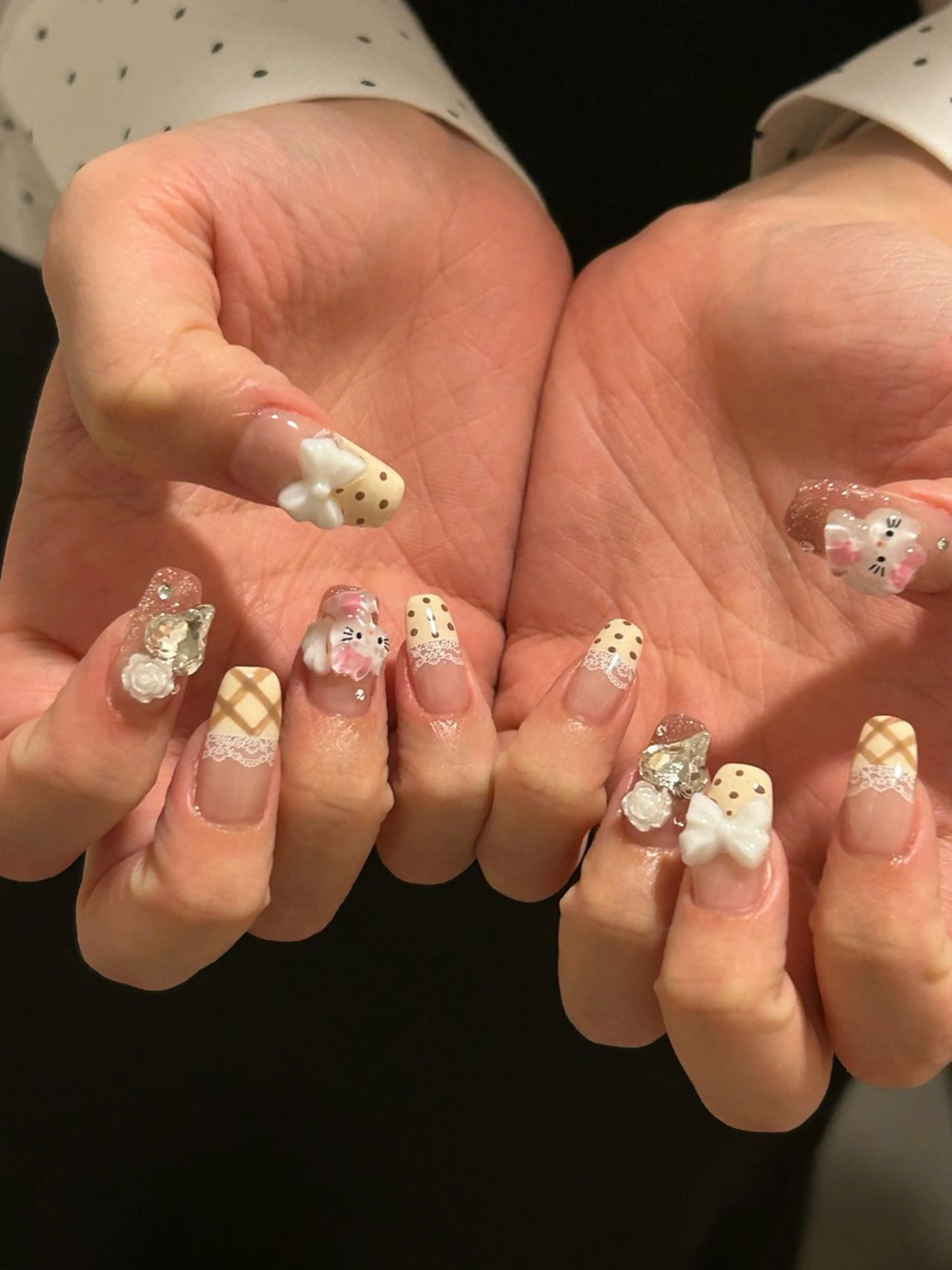 ネイル 持ち込み ハンドネイル Aimer Ciel エメシエル大宮ネイルのネイルデザイン