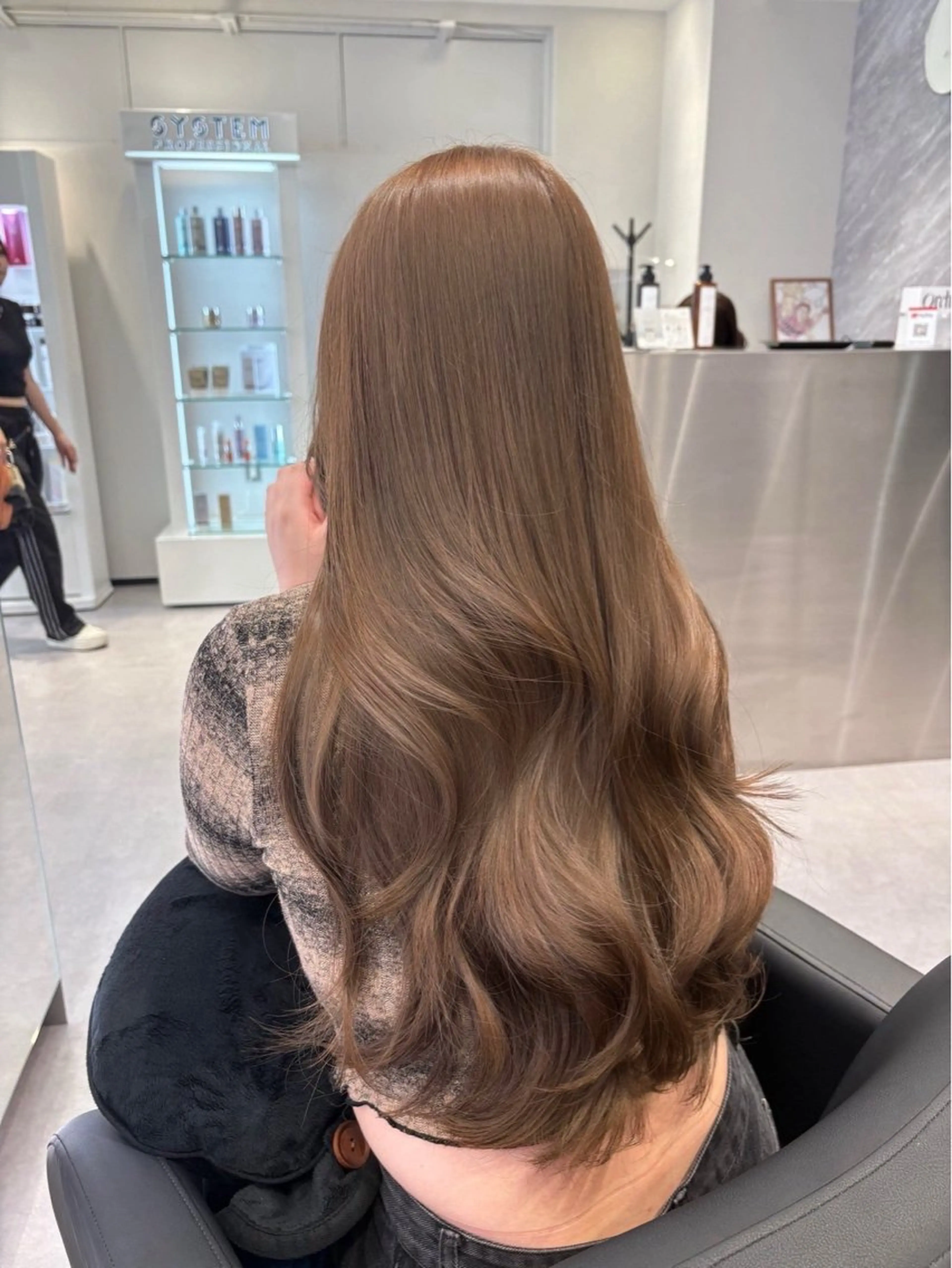 ロング カラー Ardore 韓国風カラー大阪のヘアスタイル