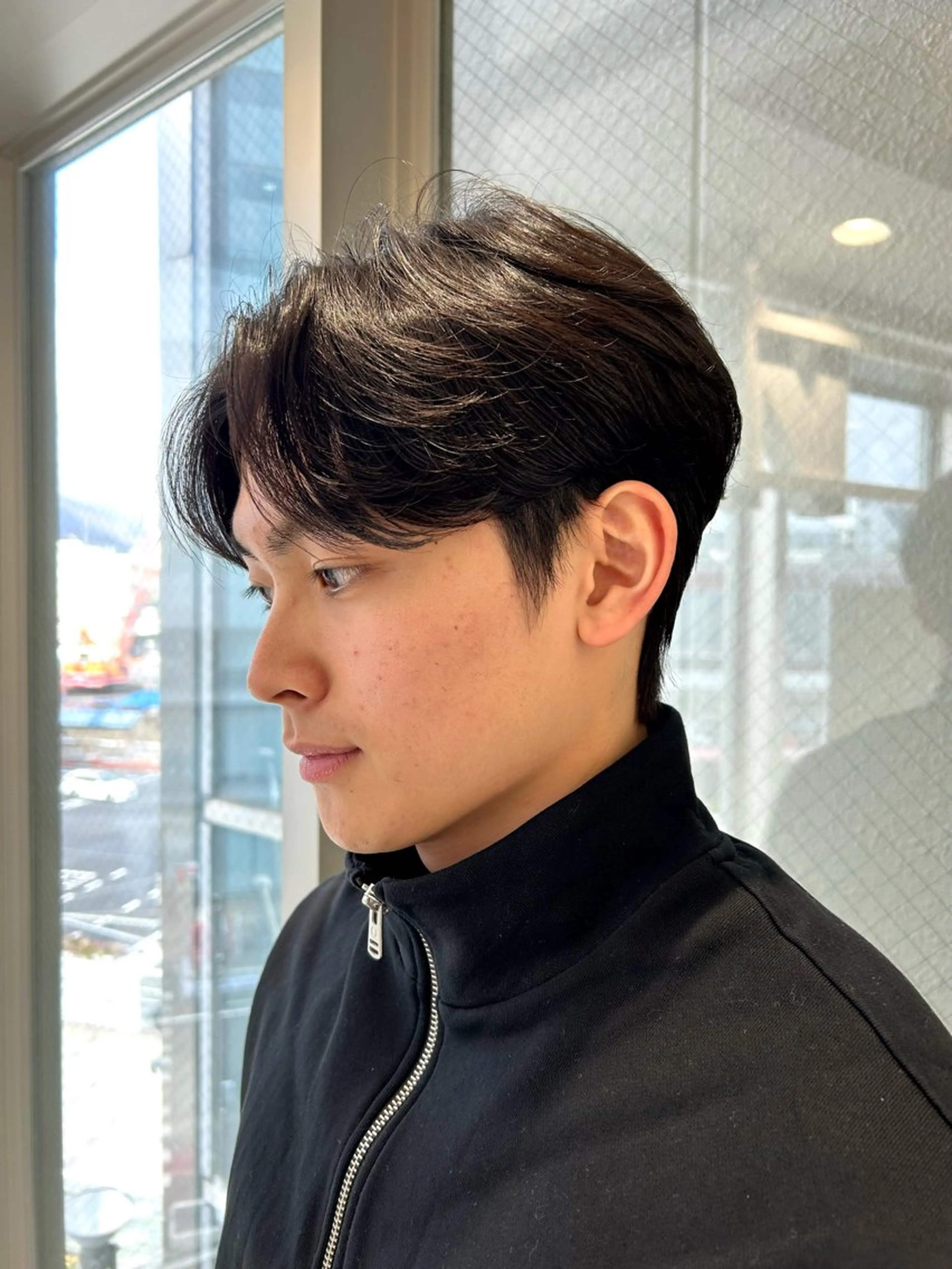 ミディアム パーマ メンズ メンズ特化❤️‍🔥 パーマ職人江口佳乃のヘアスタイル