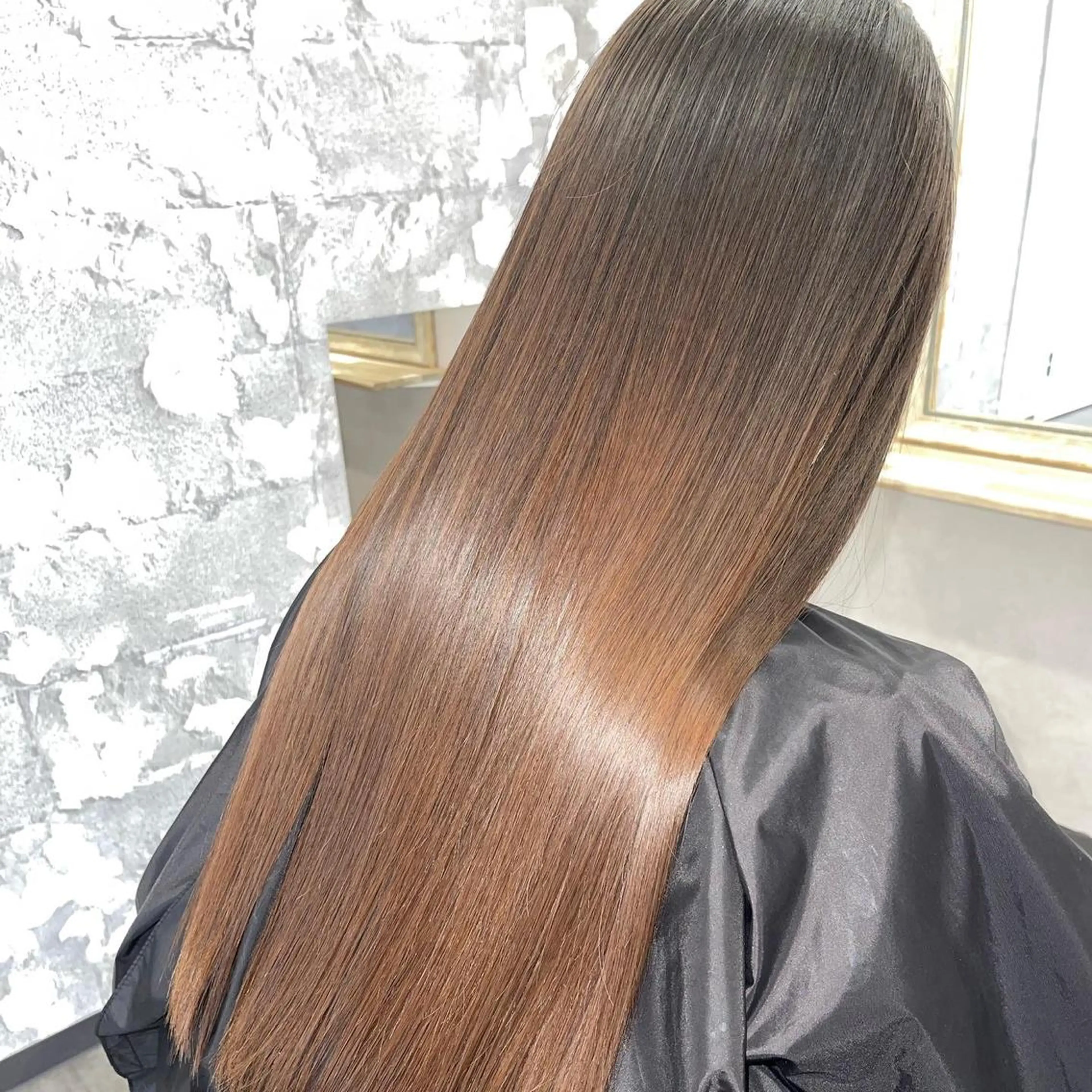 ⭐️髪質改善の艶感半年継続⁉️⭐️new⭐️プレミアム酸性ストレート‼⭐️今まで断られた方も可能‼️初回の15500円の写真