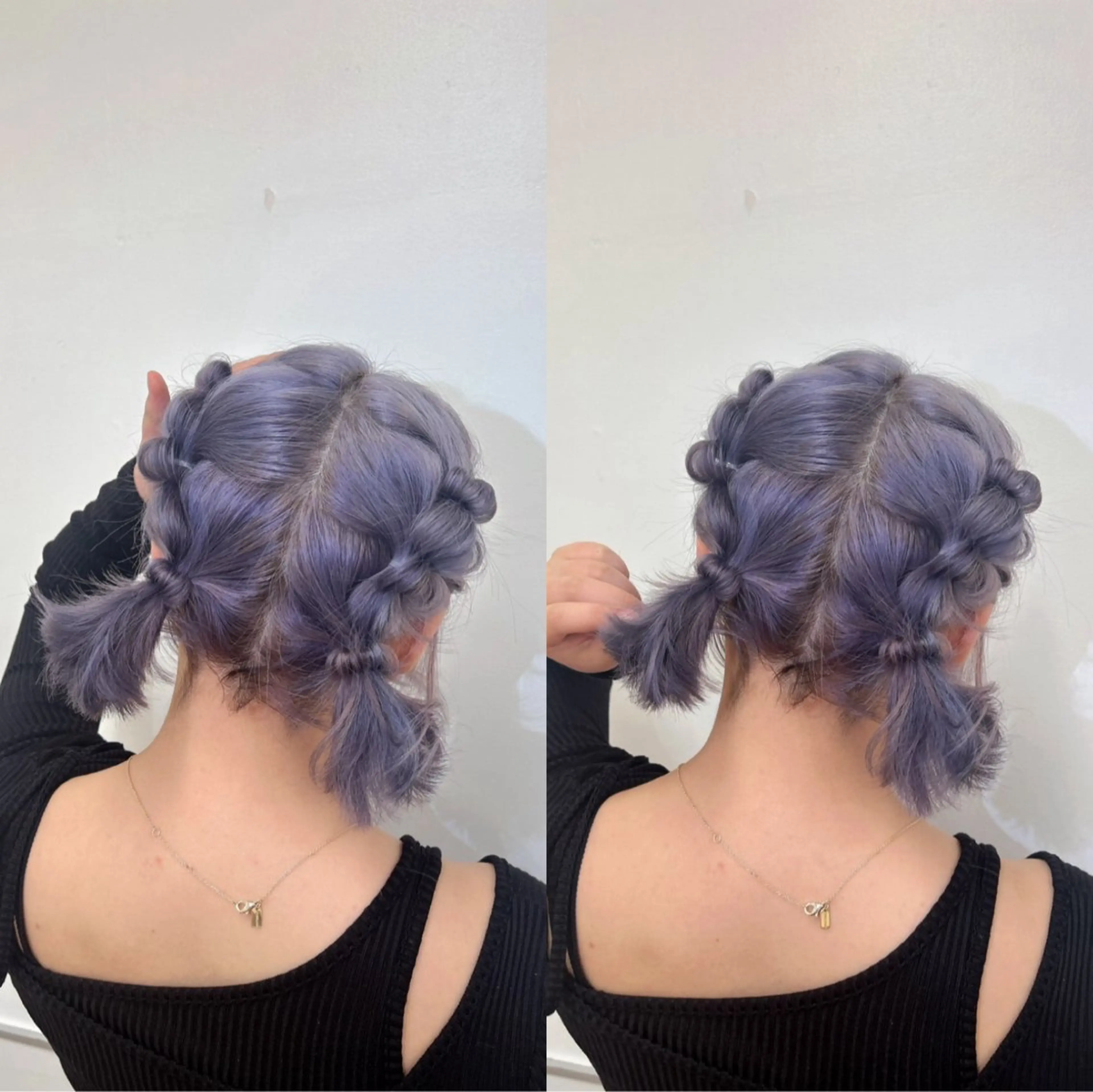ショート ヘアアレンジ ヘアセット 梅田茶屋町ヘアセット 🎀RIONA🎀のヘアスタイル