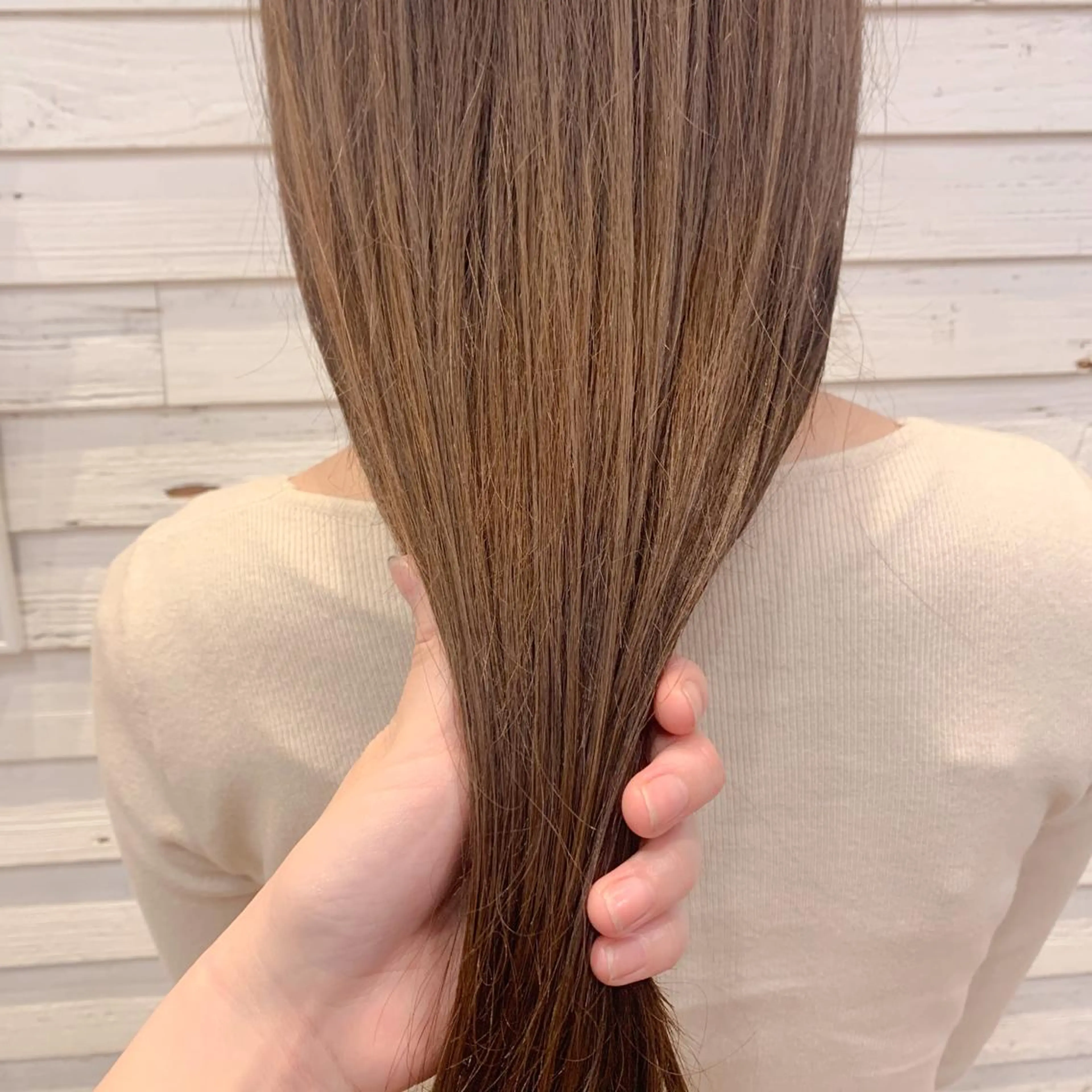 ミディアム カラー ベージュカラー 🌱小顔ヘア/ボブ ミディアム/双葉🌱のヘアスタイル