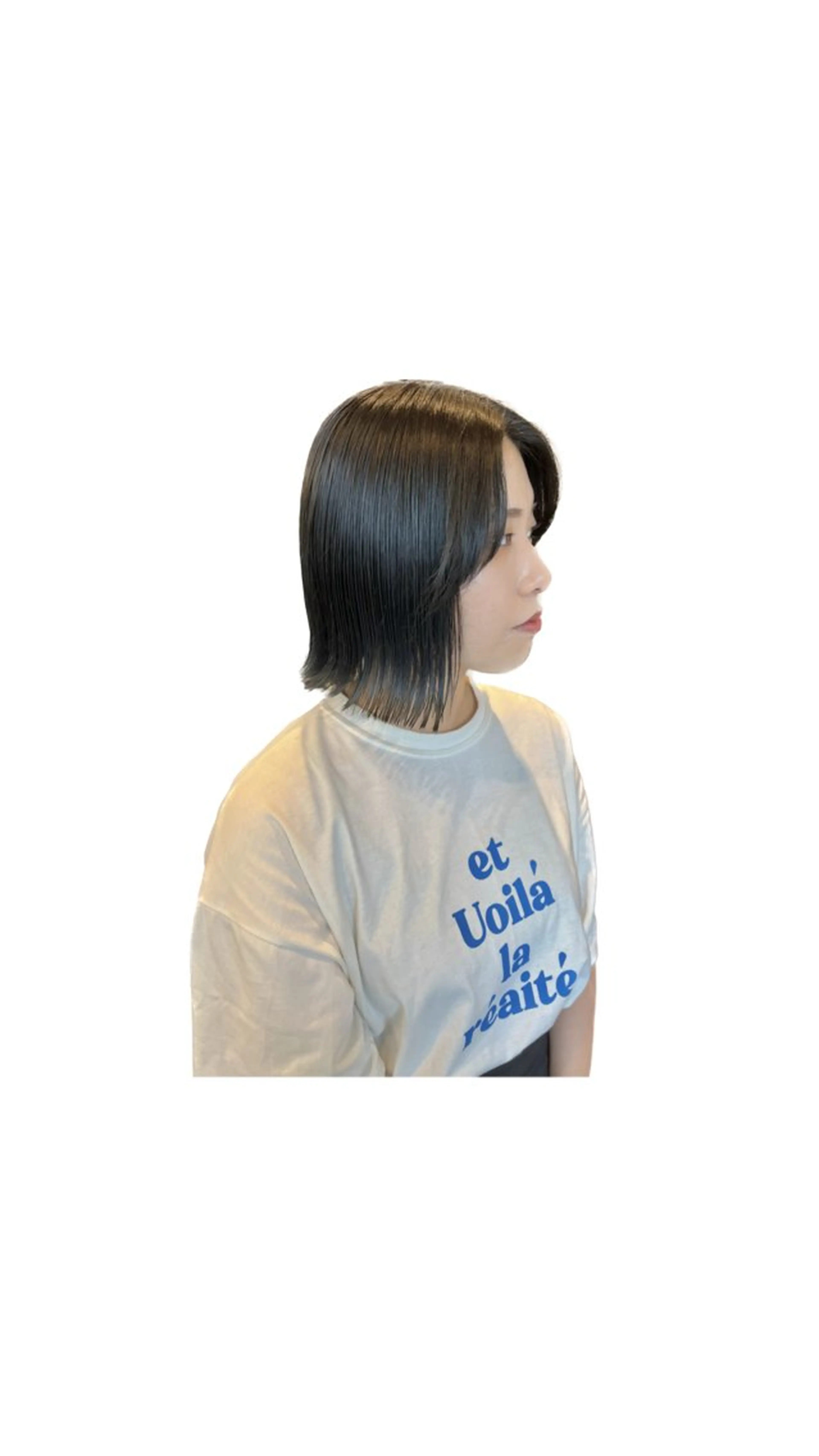 ミディアム カラー 黒髪 髪質改善 トリートメント カット ヘアカラー トリートメント ナチュラル＆ラフヘア 松尾 凌のヘアスタイル