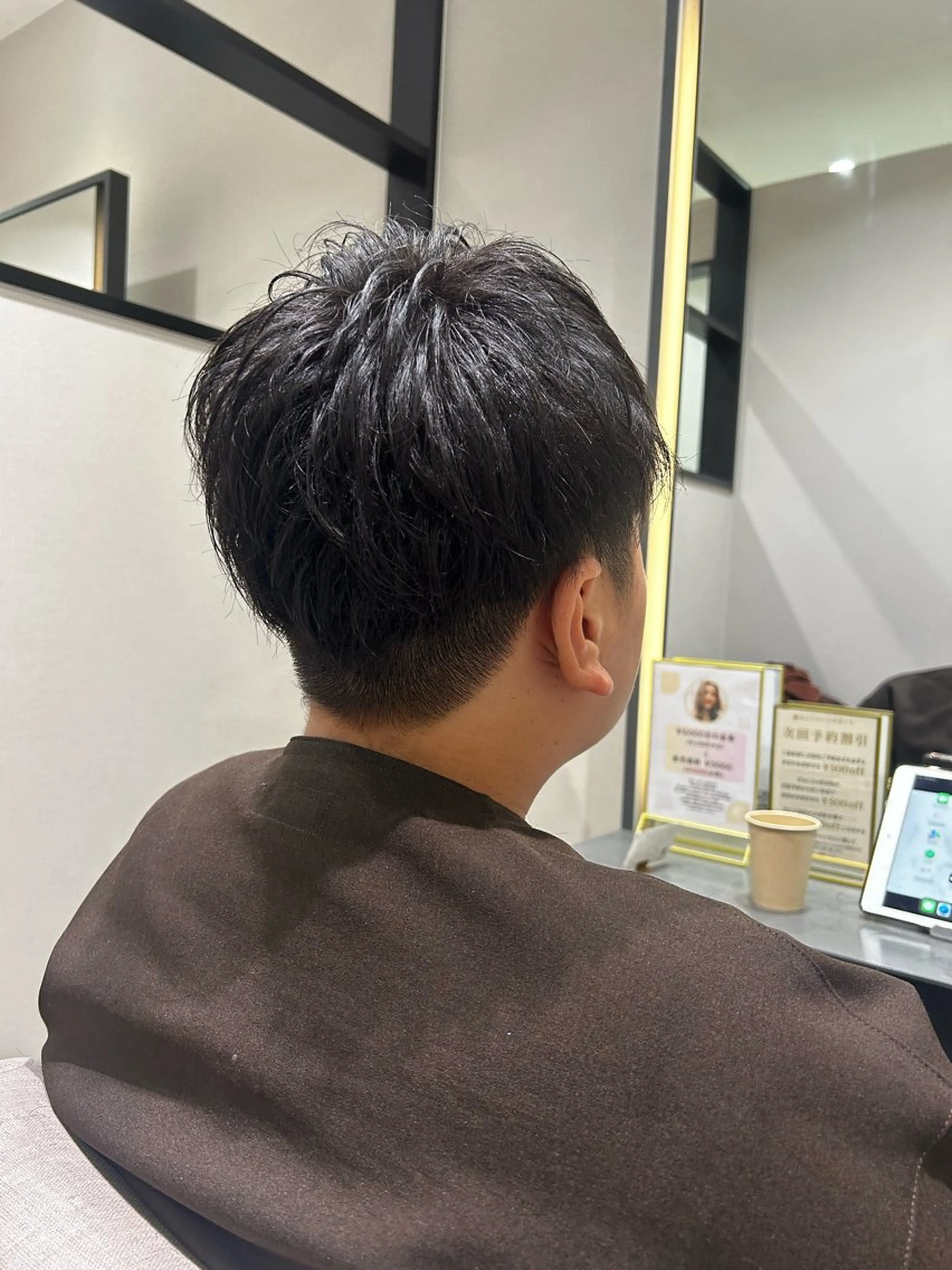 メンズ カット 平日カットモデル 高岡/山崎開世のヘアスタイル