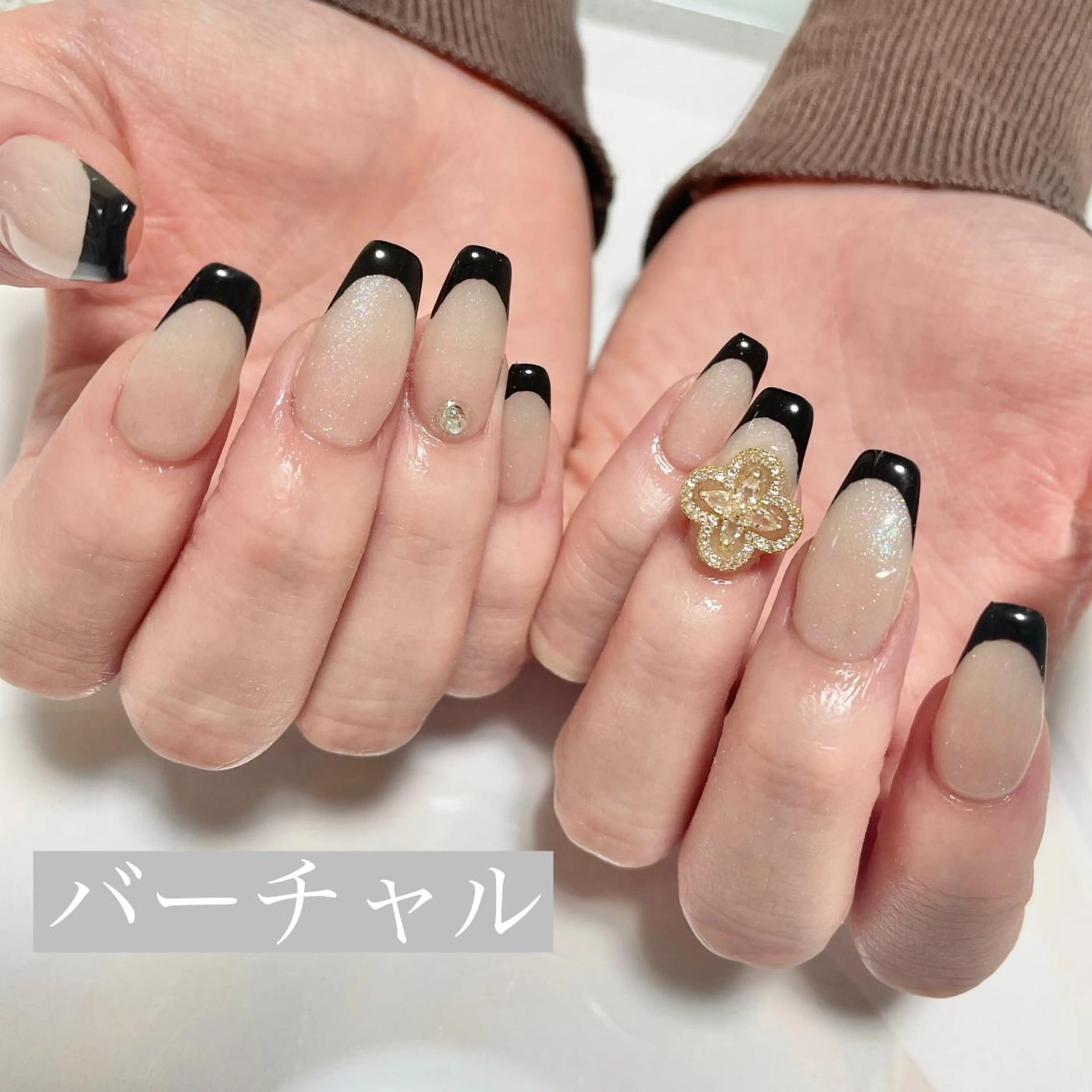 【オフ有り】スカルプ💍フレンチorグラデーションの写真