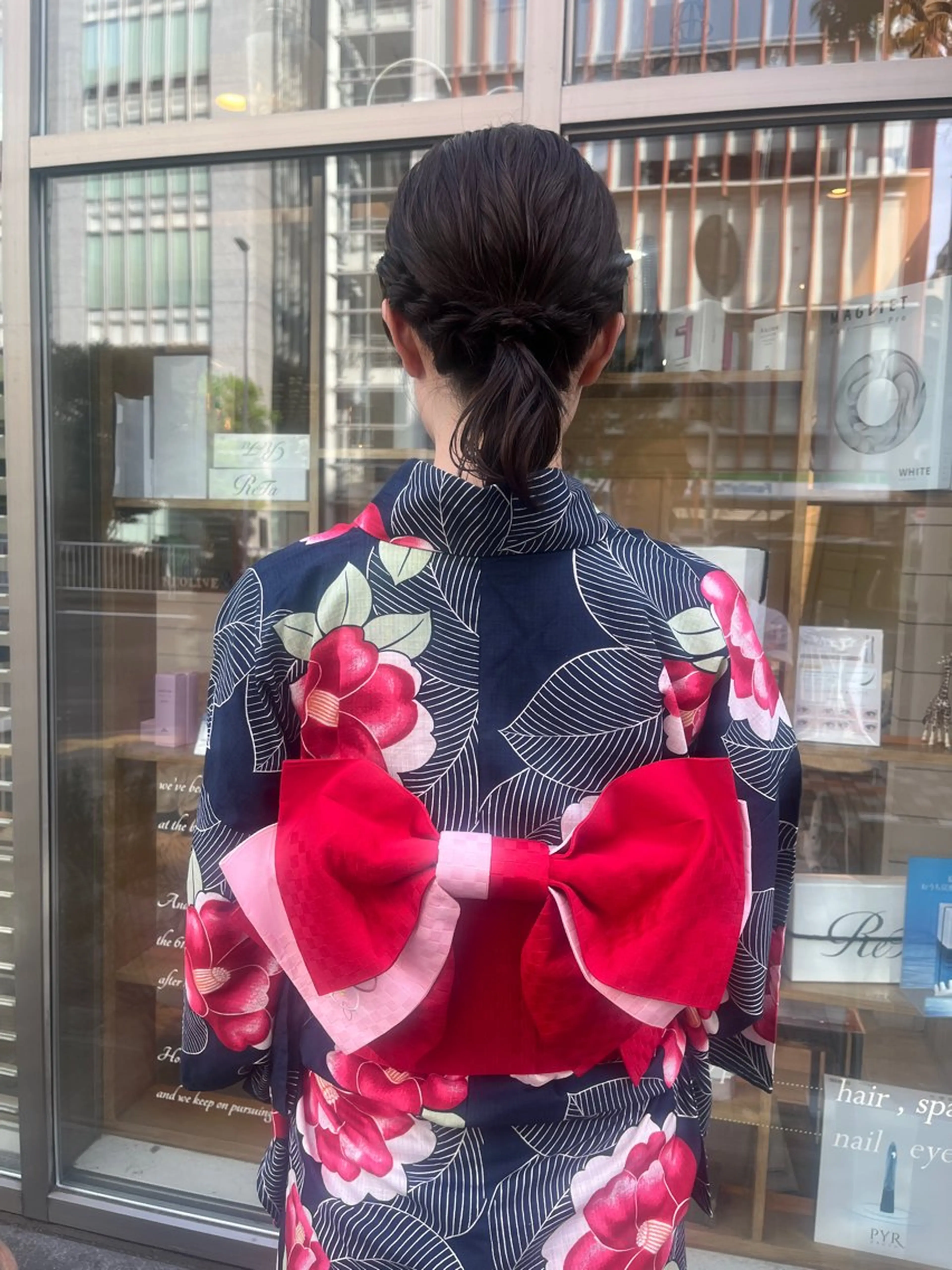 Miwa🦋渋谷/ 透明感カラー/セットのヘアスタイル