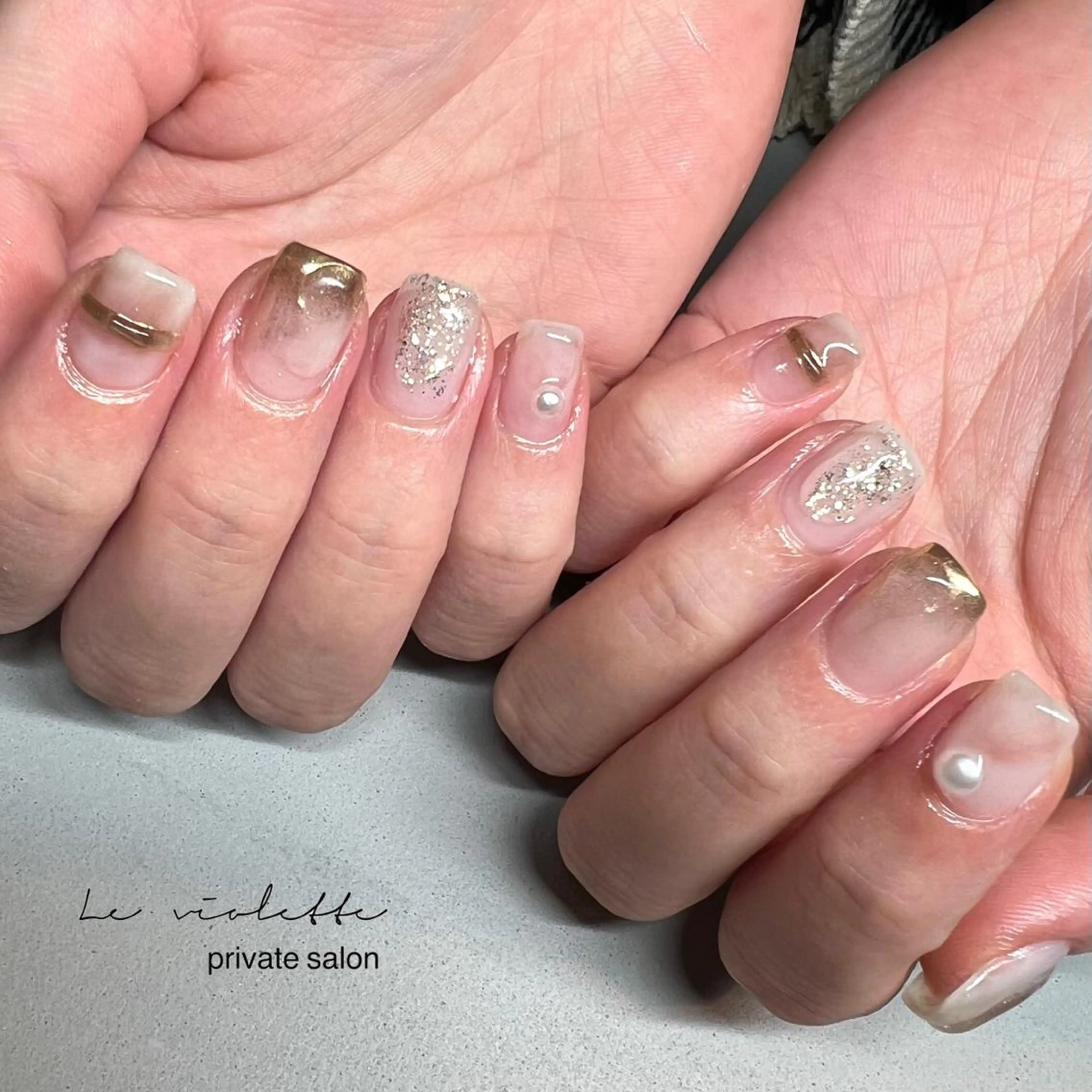 ネイル ハンドネイル le violette所属・le violetteのネイルデザイン