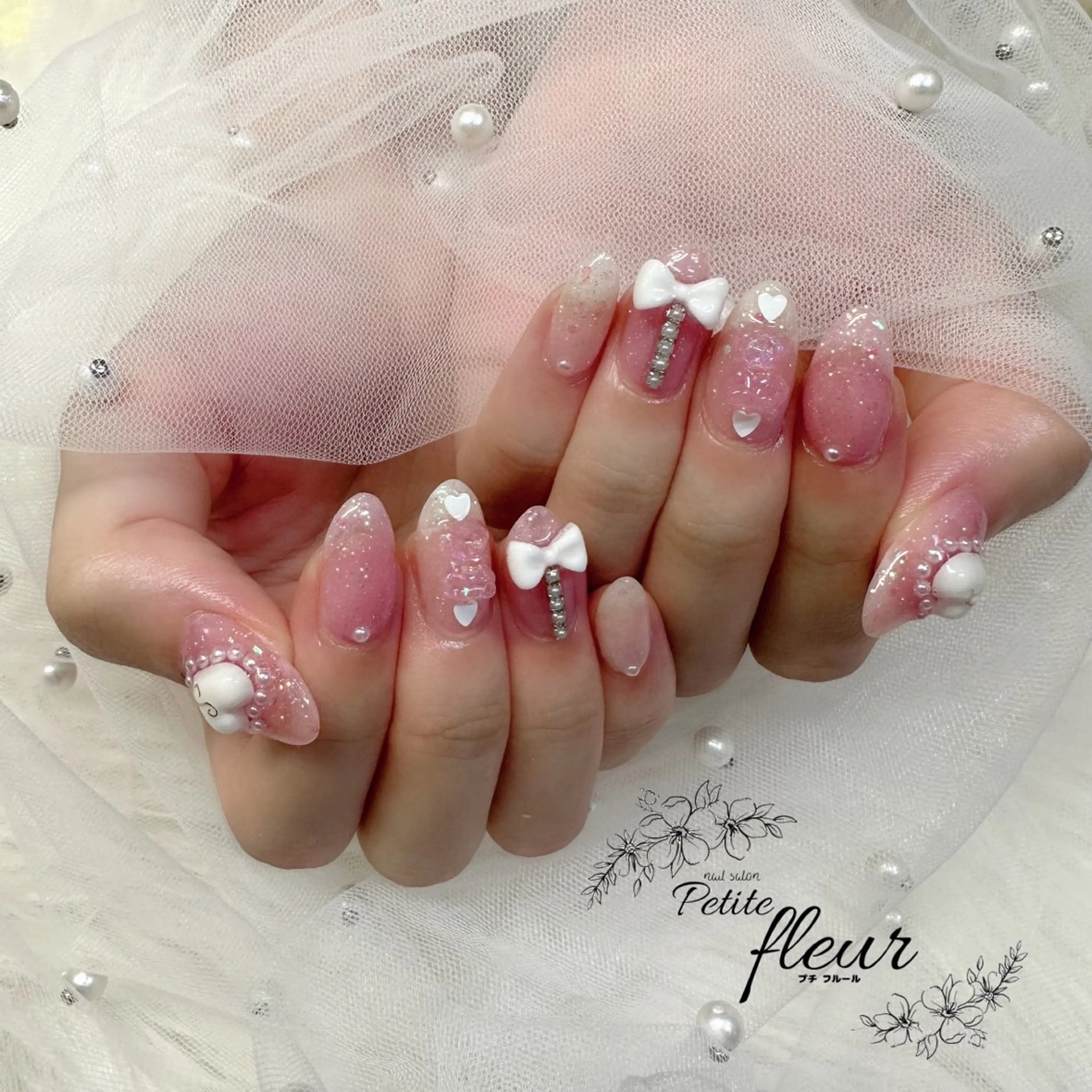 ネイル フットネイル キラキラネイル ❁⃘*。Petite fleur❁⃘*りさのネイルデザイン