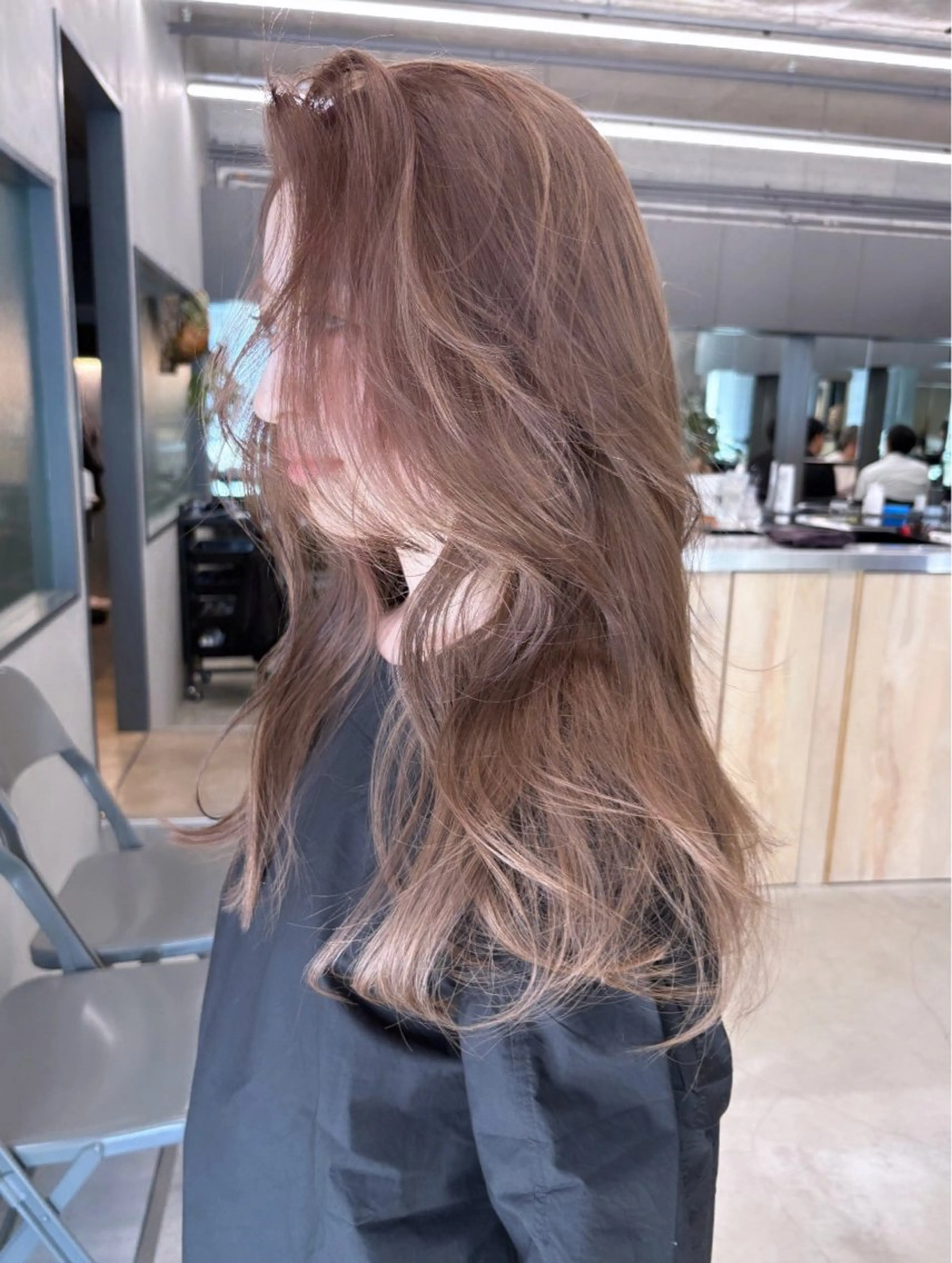 ロング カラー カット ヘアカラー トリートメント レイヤー/柔色 カラー/SAkiのヘアスタイル
