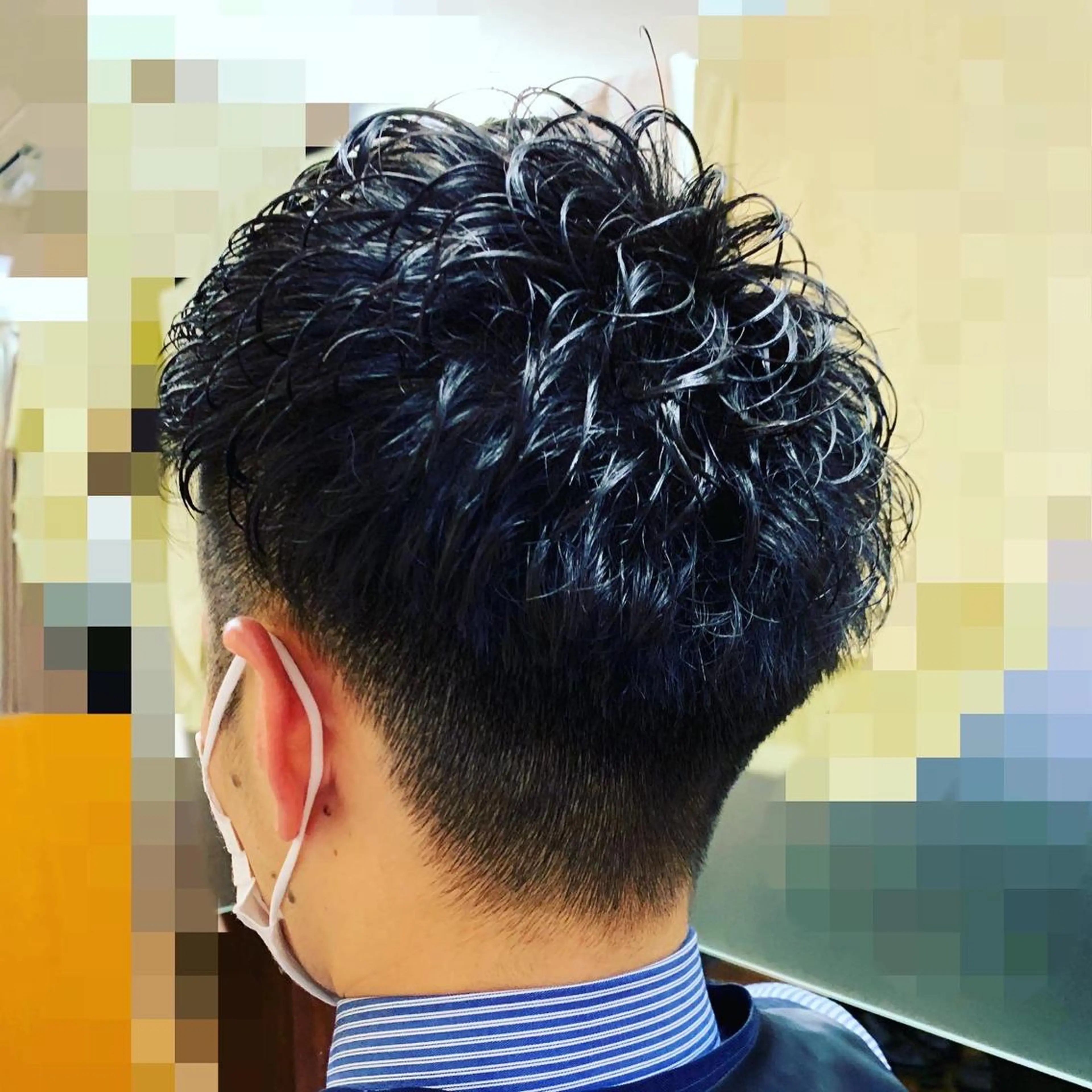 ショート パーマ メンズ カット ひらお あおとのヘアスタイル