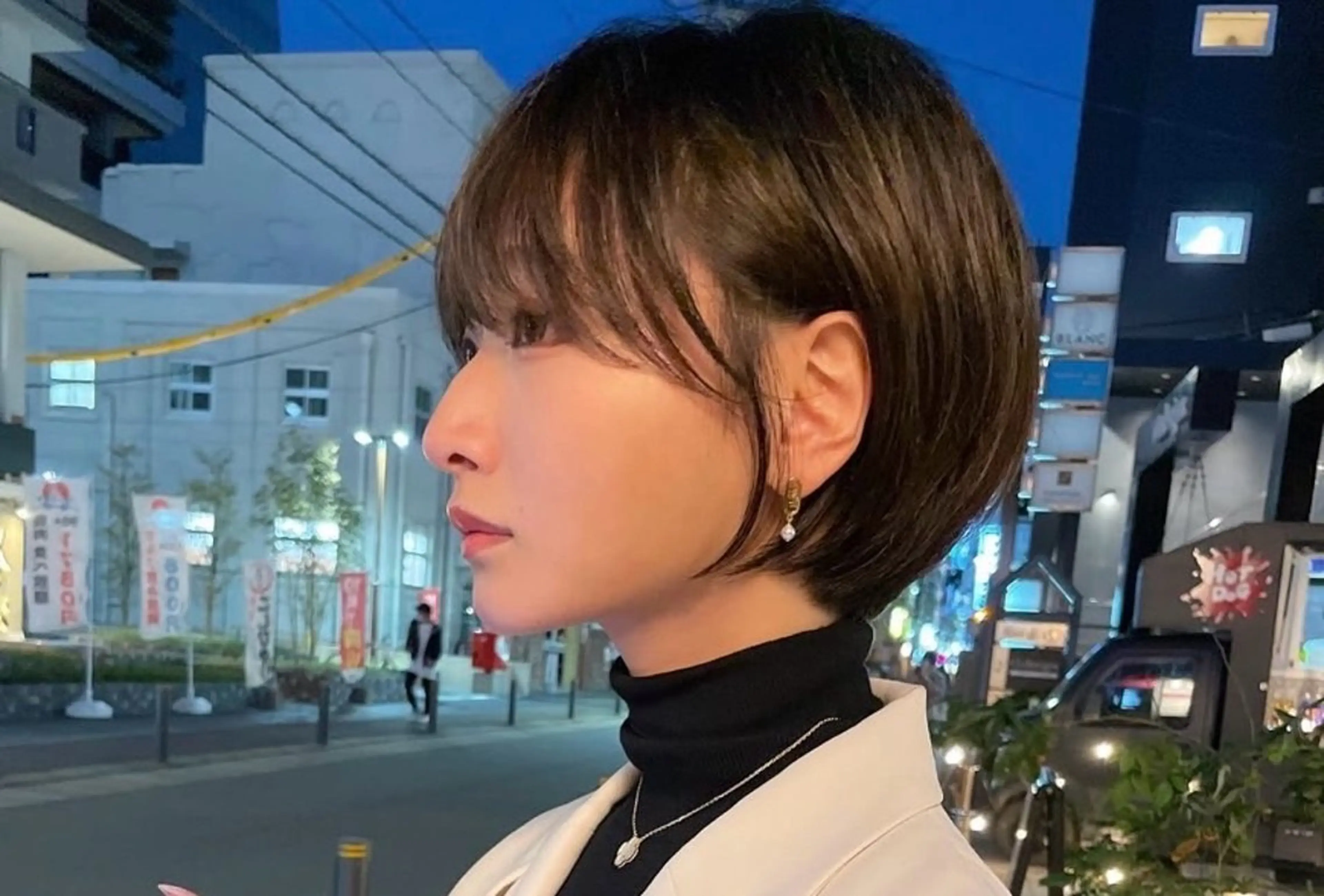 ショート ショートヘア 縮毛矯正 ウメダナオヤ/ くびれヘア✨のヘアスタイル