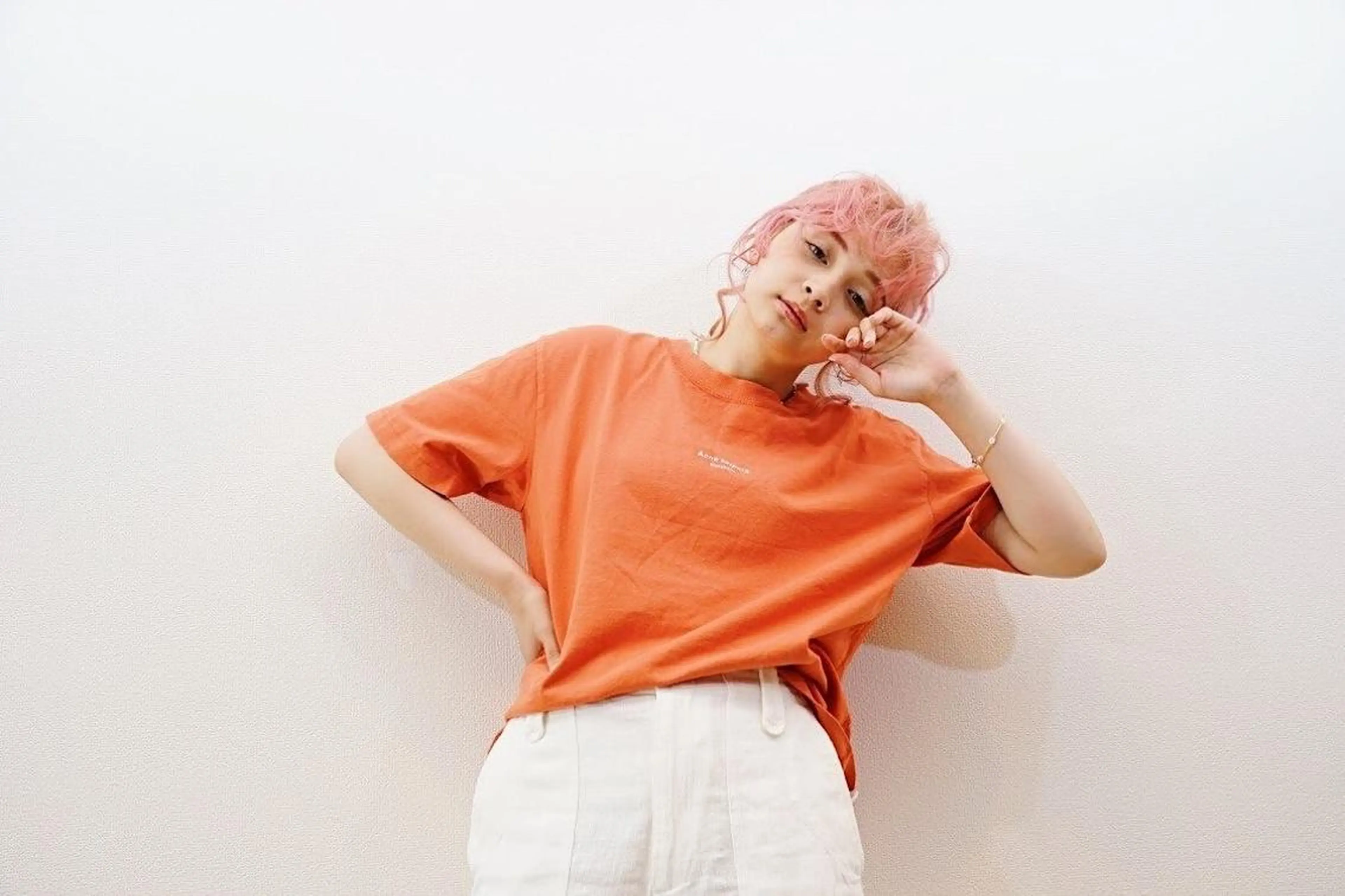 ミディアム カラー ヘアアレンジ VIM hairおもろまち店のヘアスタイル