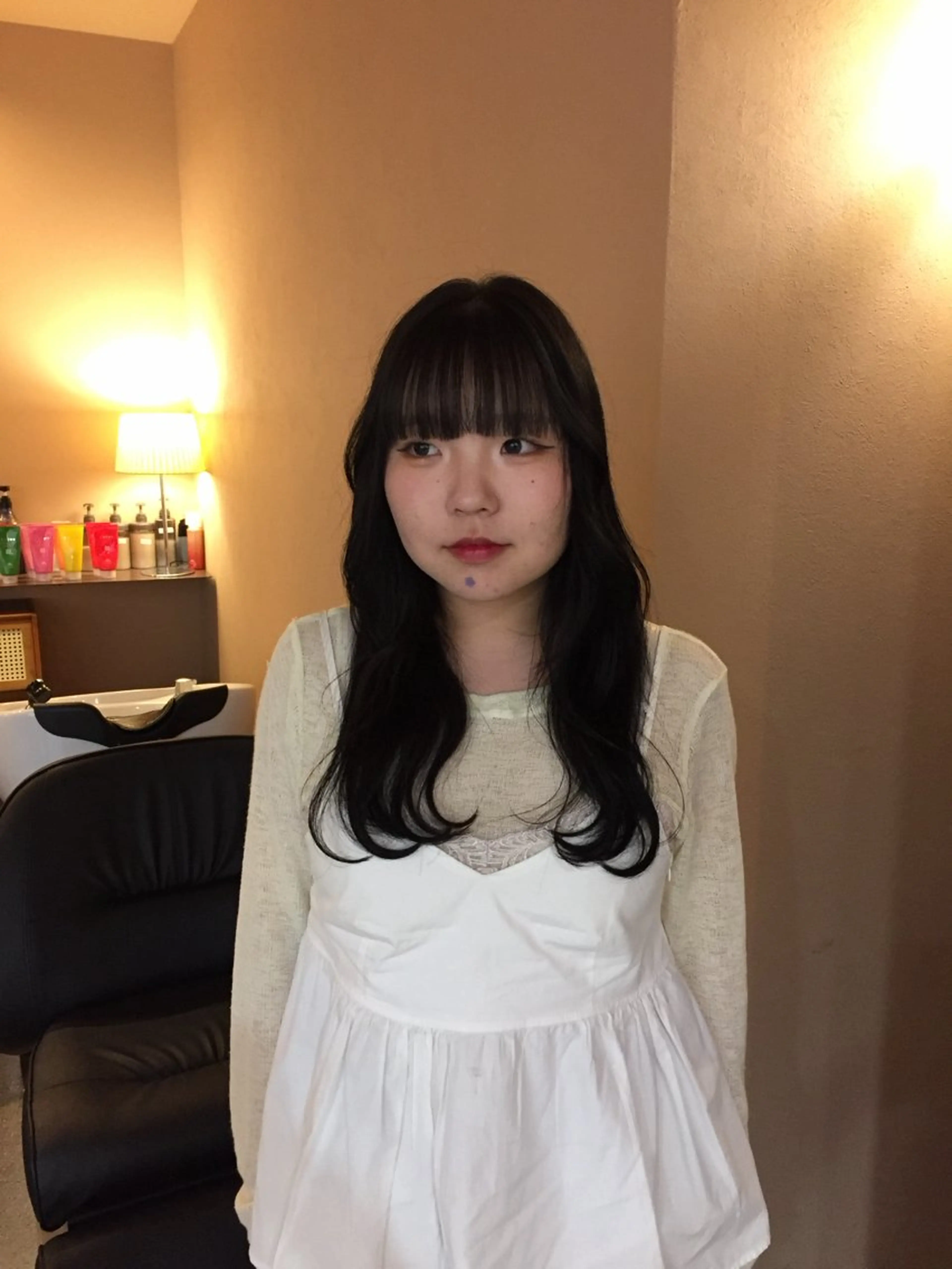 カラー YOKE 桃山台 SAKI♩ ܸのヘアスタイル