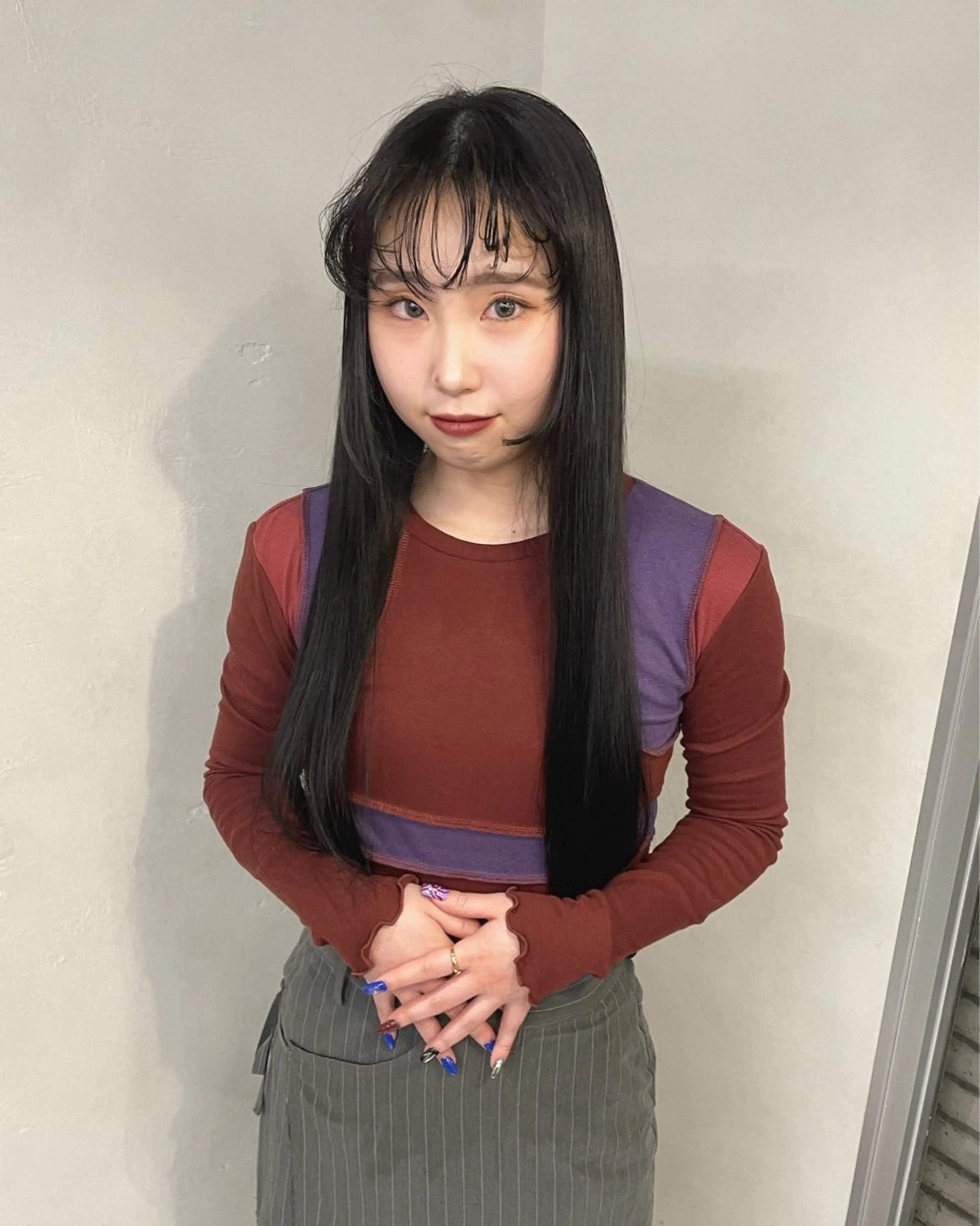 ロング カラー ブリーチ/ベージュ 💕/momoaのヘアスタイル