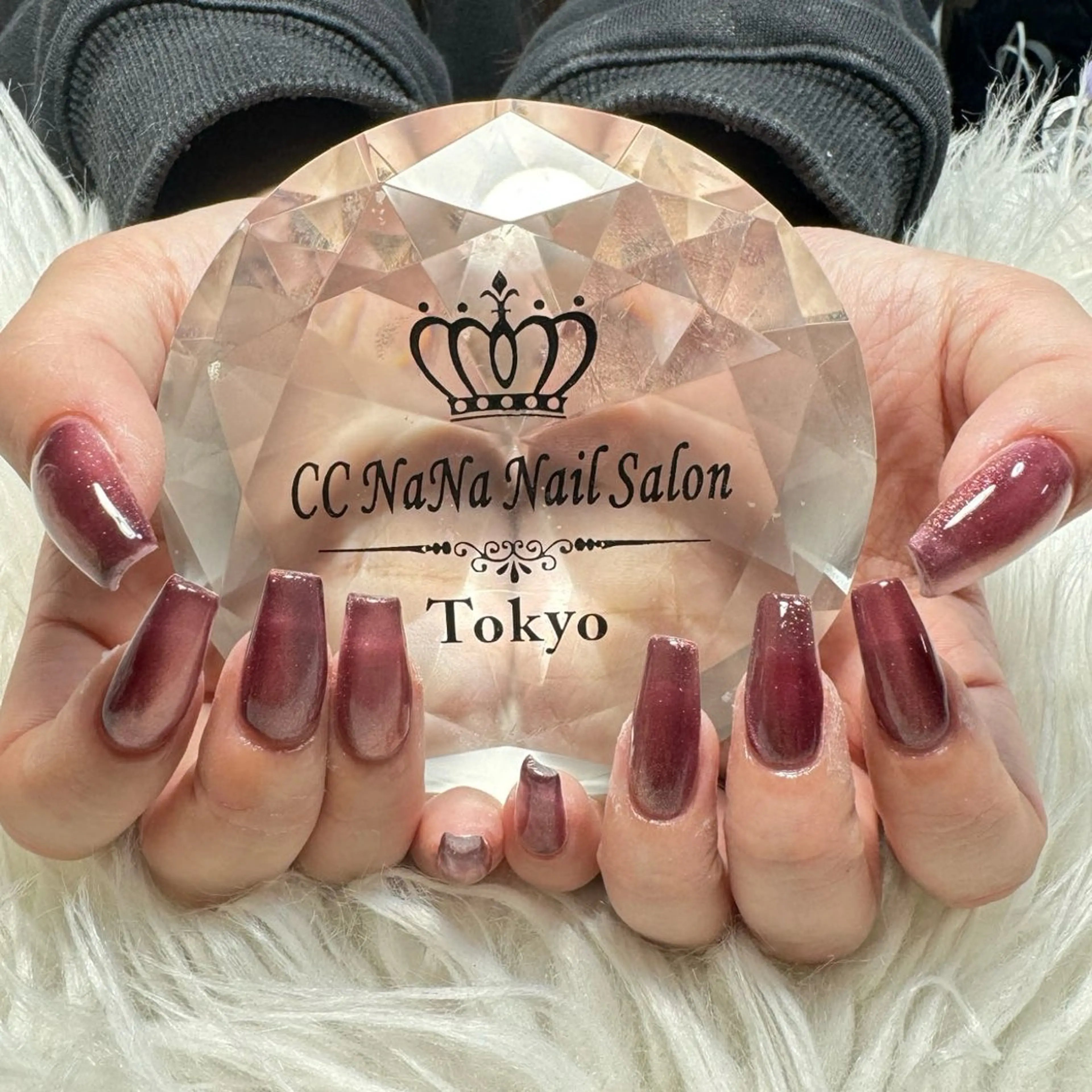 ネイル ハンドネイル 💎CC・NaNa 韓国風ネイル🌙Cのネイルデザイン