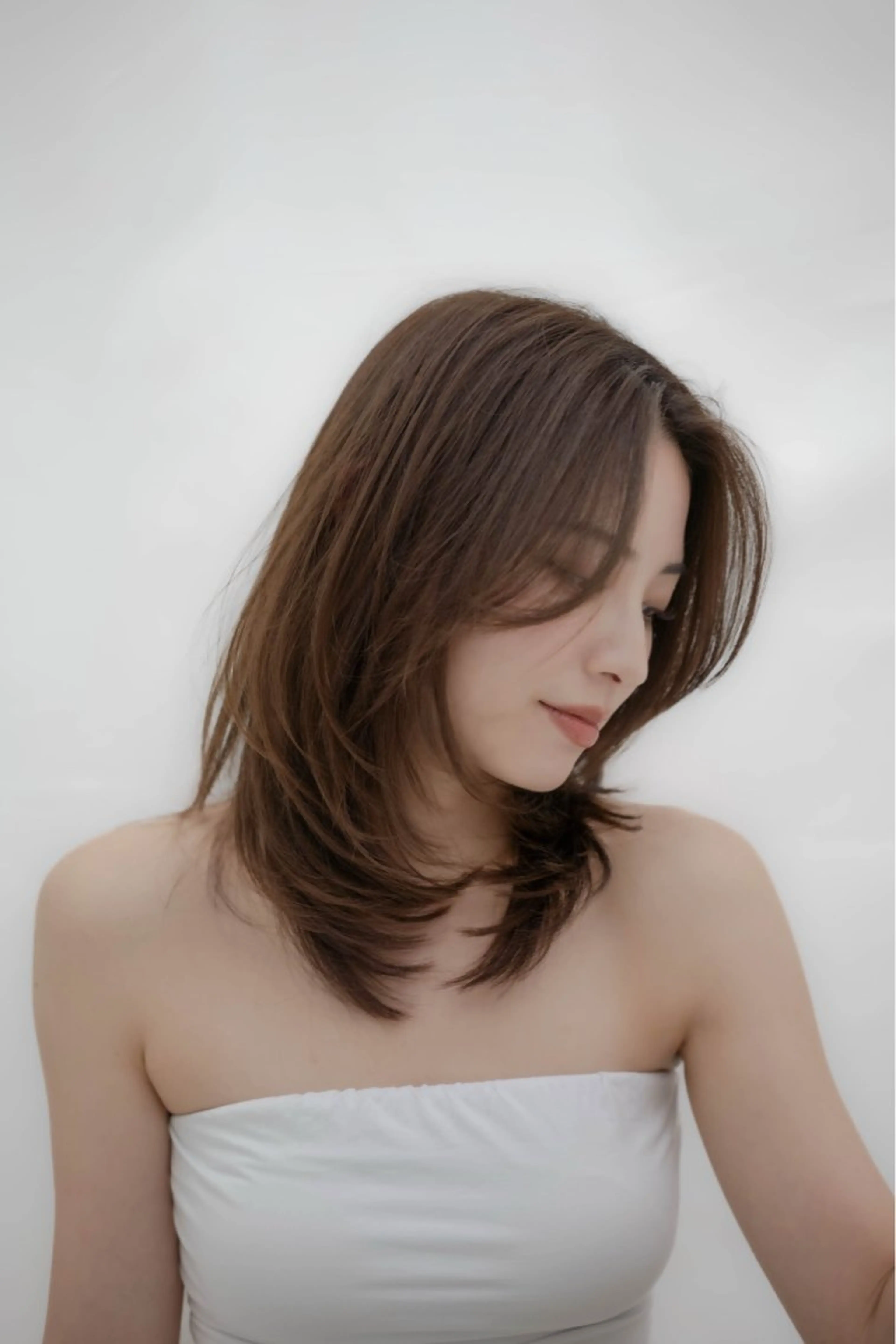 ミディアム ミディアムモデル 募集中/村上廉のヘアスタイル