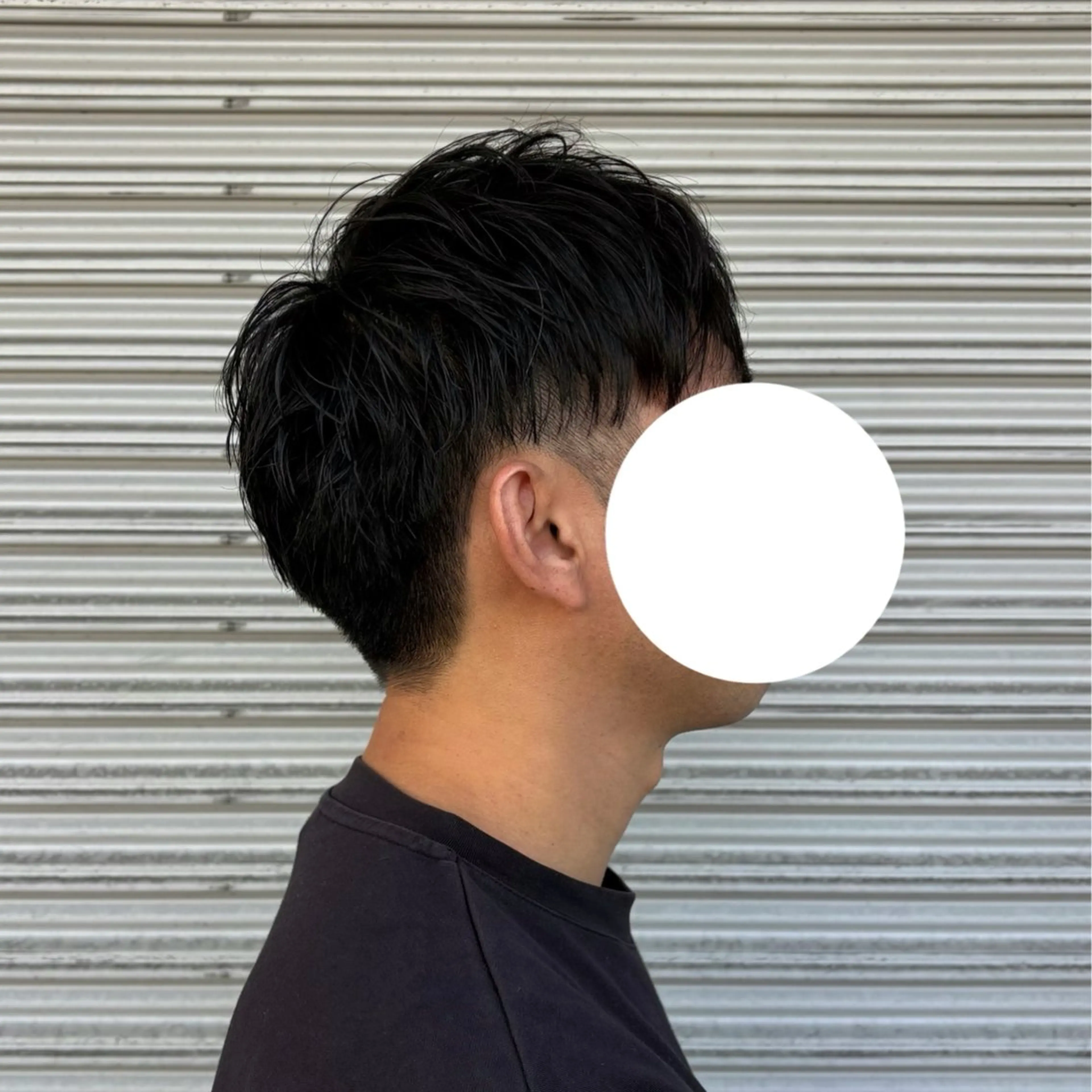 ショート メンズ マッシュ ショートヘア 足立 千咲のヘアスタイル