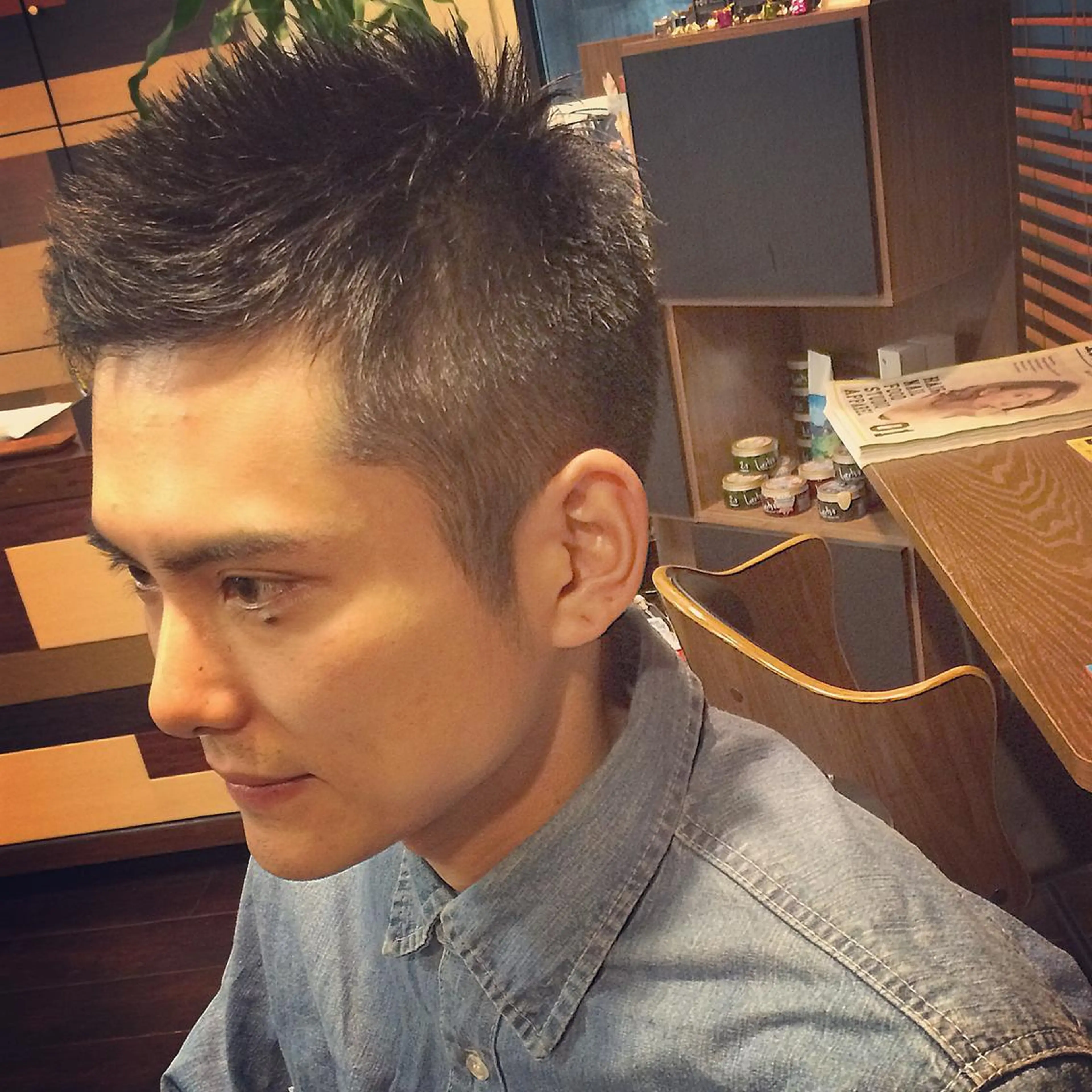 メンズ カット 縮毛矯正 柏メンズカットパーマ NO.1タイチのヘアスタイル