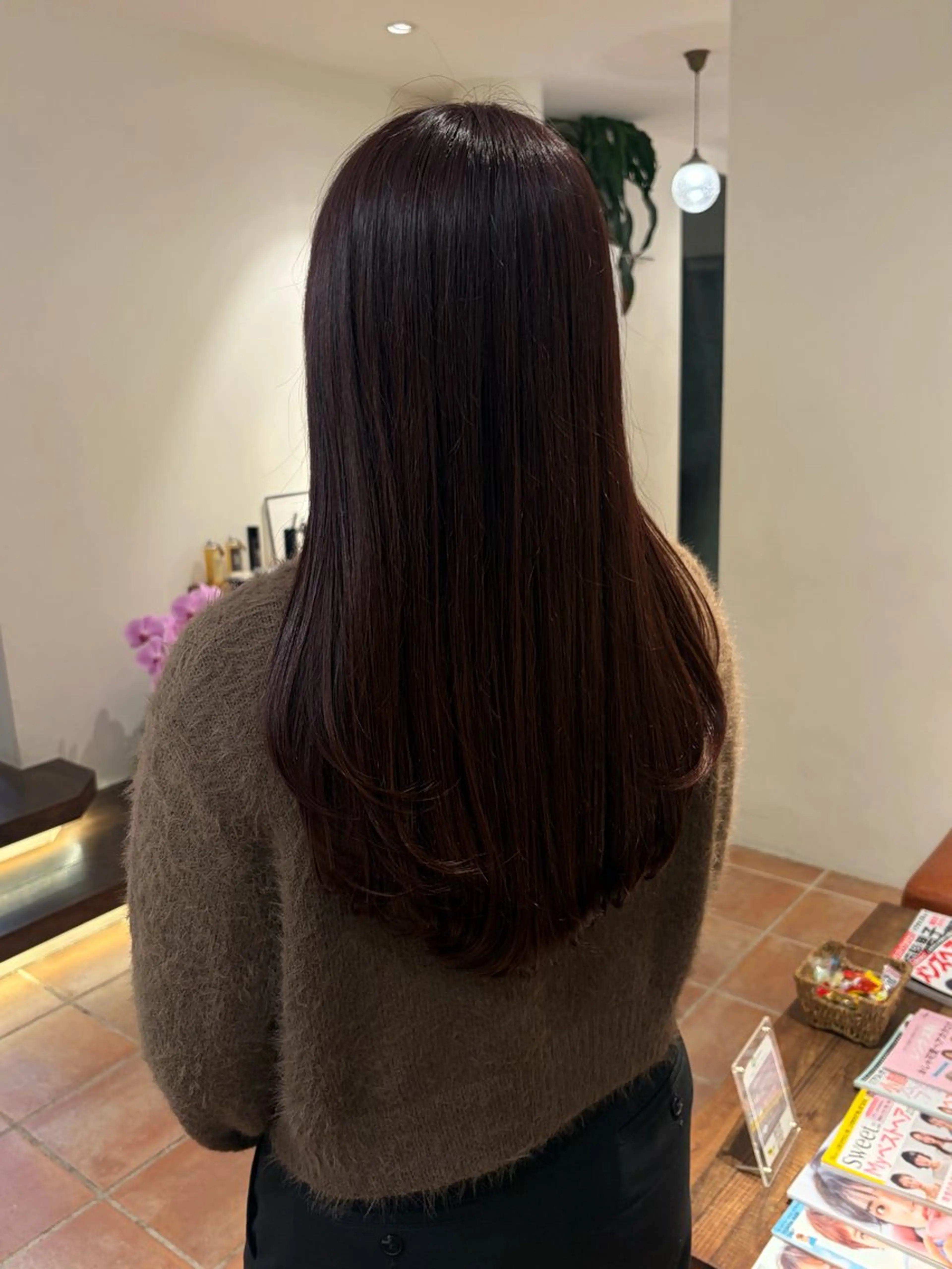 ロング カラー ブラウンカラー ヘアカラー トリートメント るな/暖色、 ベージュカラー🎀のヘアスタイル