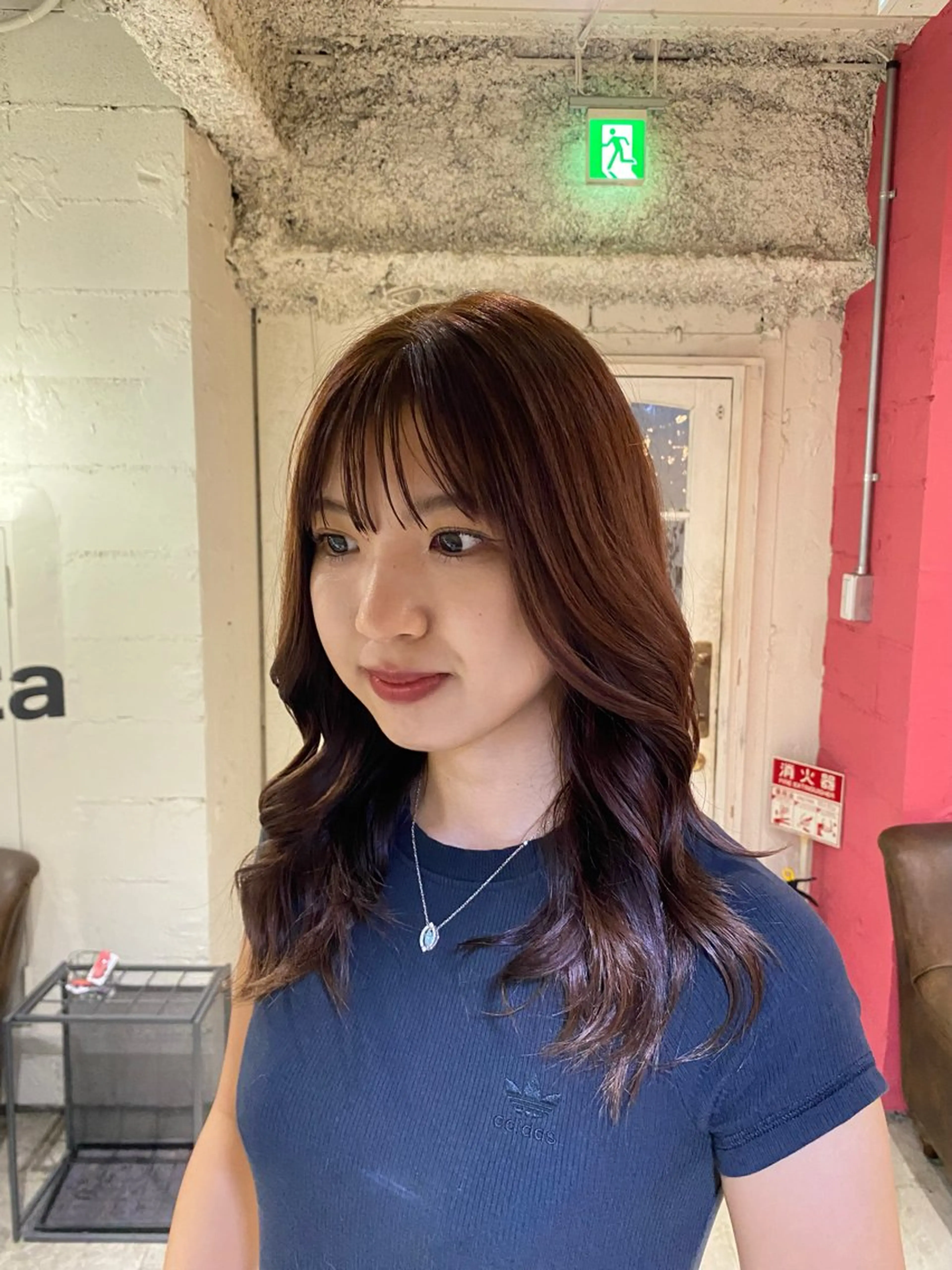 セミロング カラー ヘアカラー パーマ/艶感カラー ୨୧ RISAKOのヘアスタイル