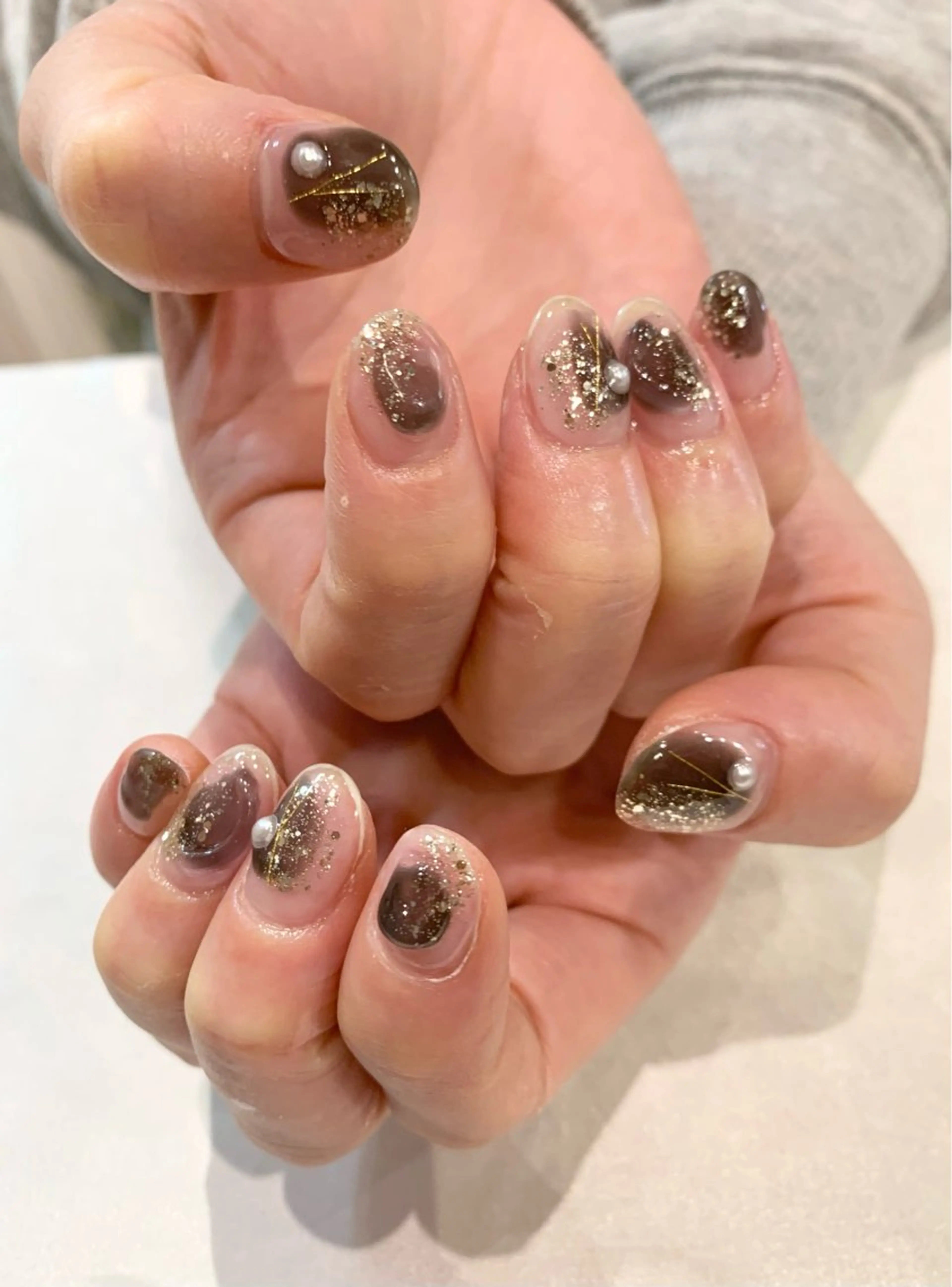 ネイル ハンドネイル ecrin 💎 mayuのネイルデザイン