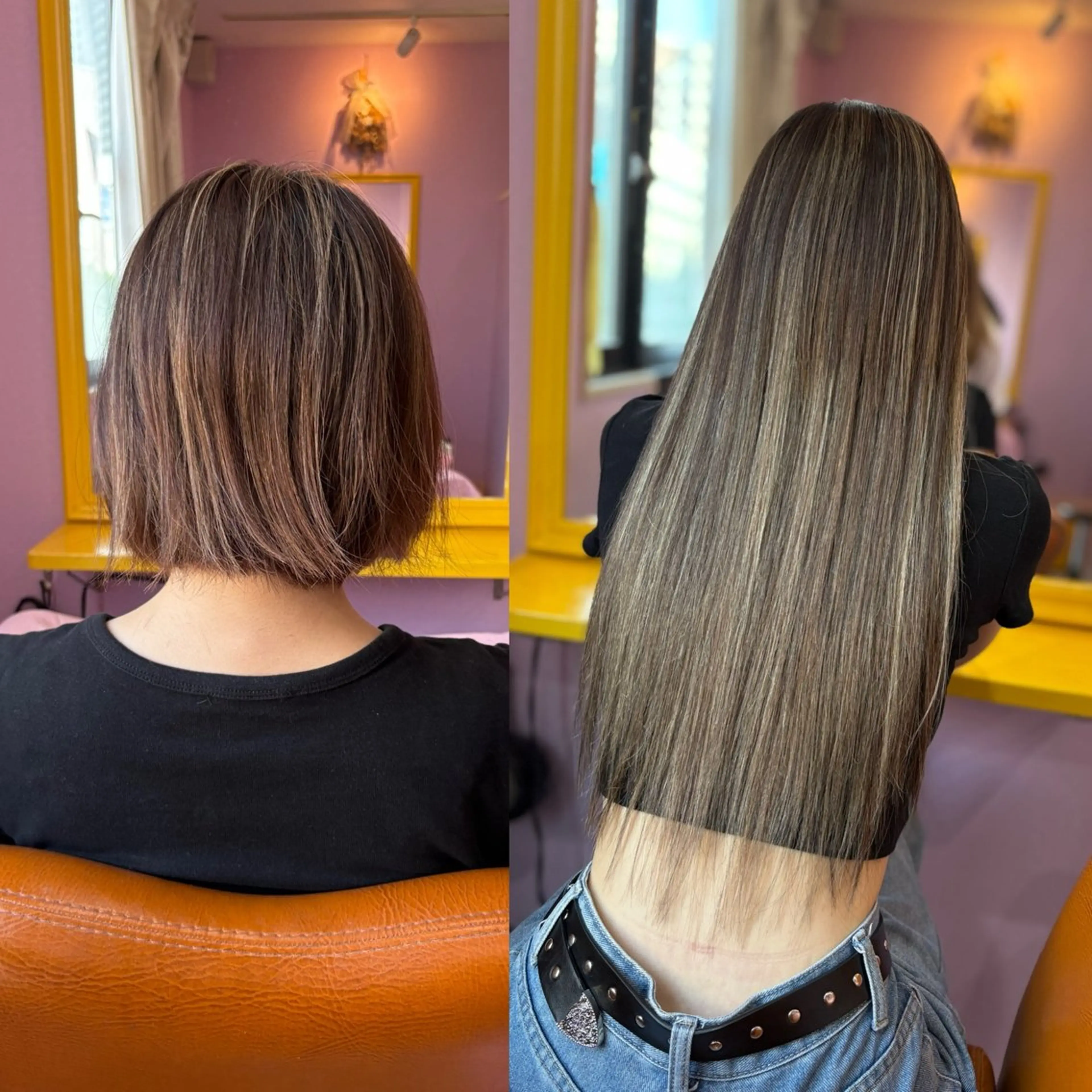 ショート エクステ チビ編み込みエクステ どぅ〜す/YUIのヘアスタイル