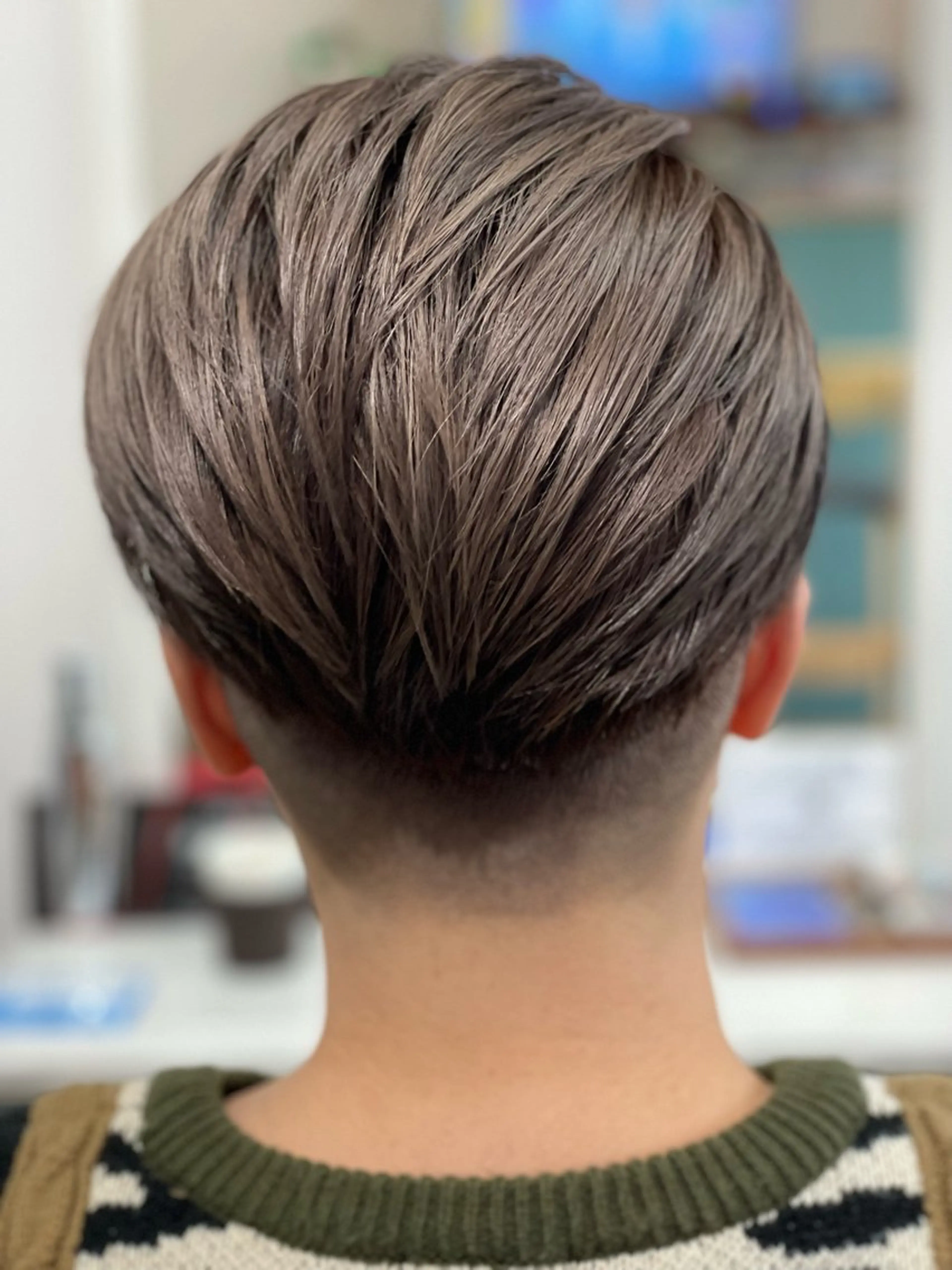 ショート カラー ベージュカラー ミルクティーベージュ ショートヘア Snaly カラー特化ページのヘアスタイル