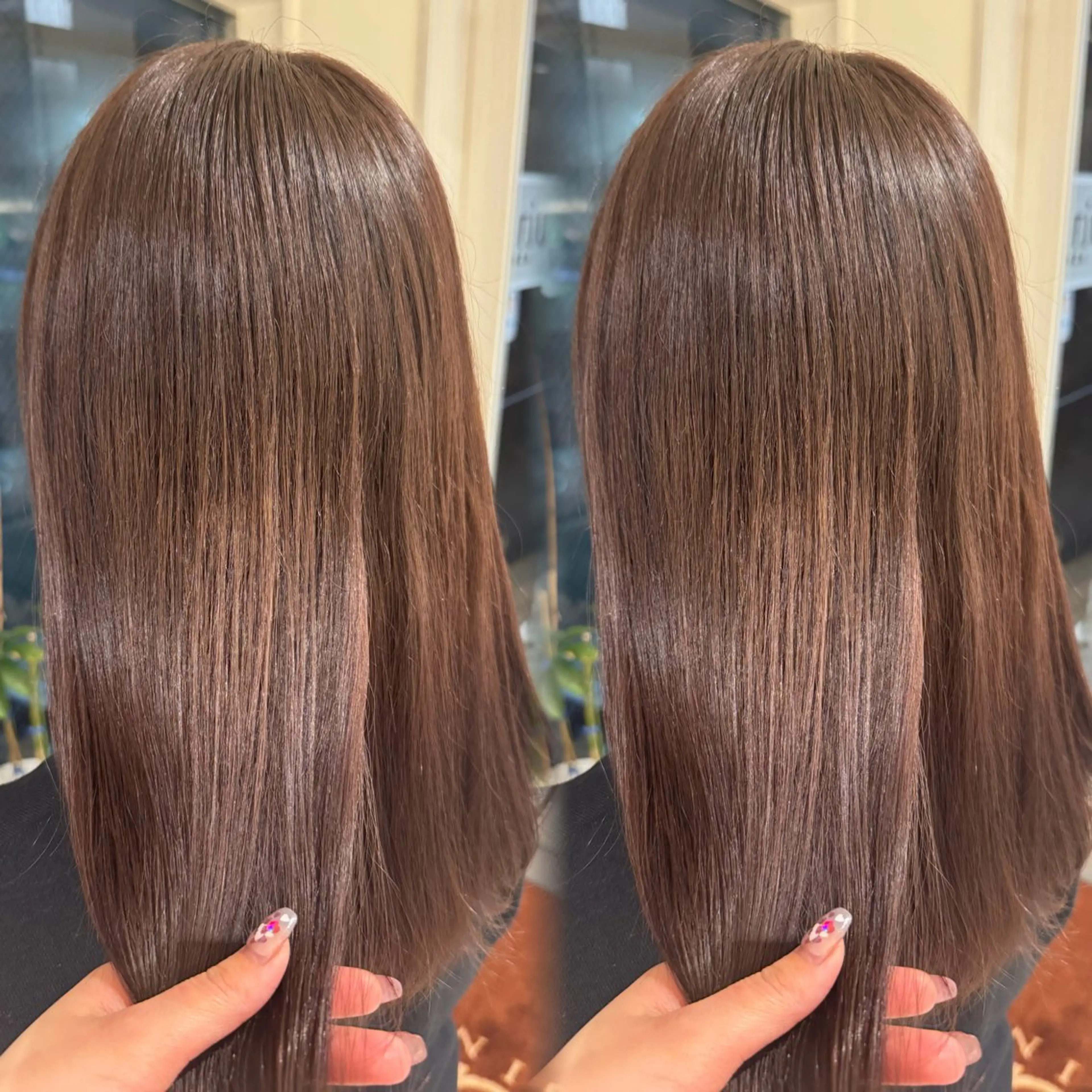 カラー ベージュカラー ブラウンカラー グレージュ ミルクティーベージュ オリーブブラウン 艶髪／カラー／ 銀座／RINA🎀のヘアスタイル