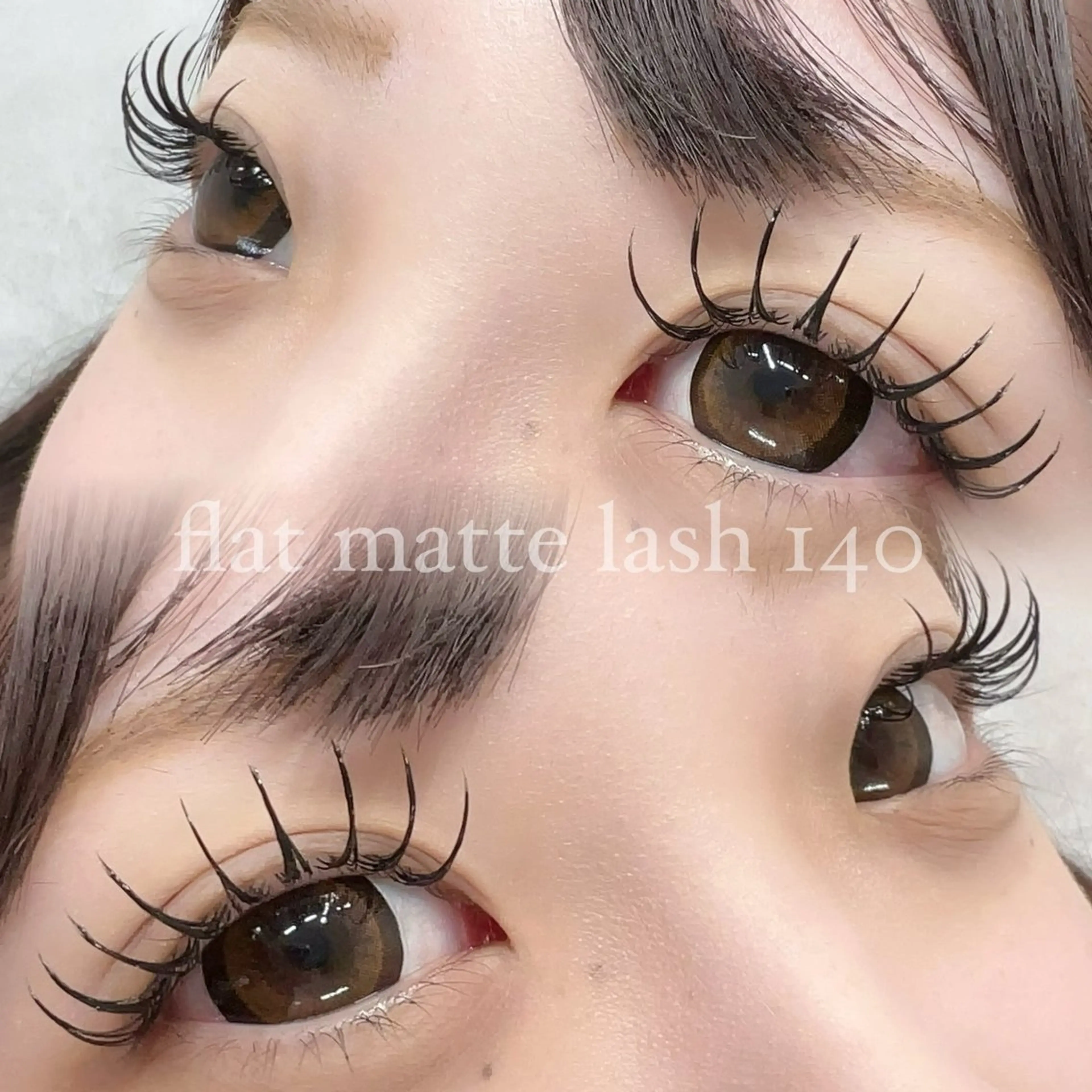 マツエク・マツパ フラットラッシュ マツエク Eyelist Rio ♡のマツエク・マツパデザイン