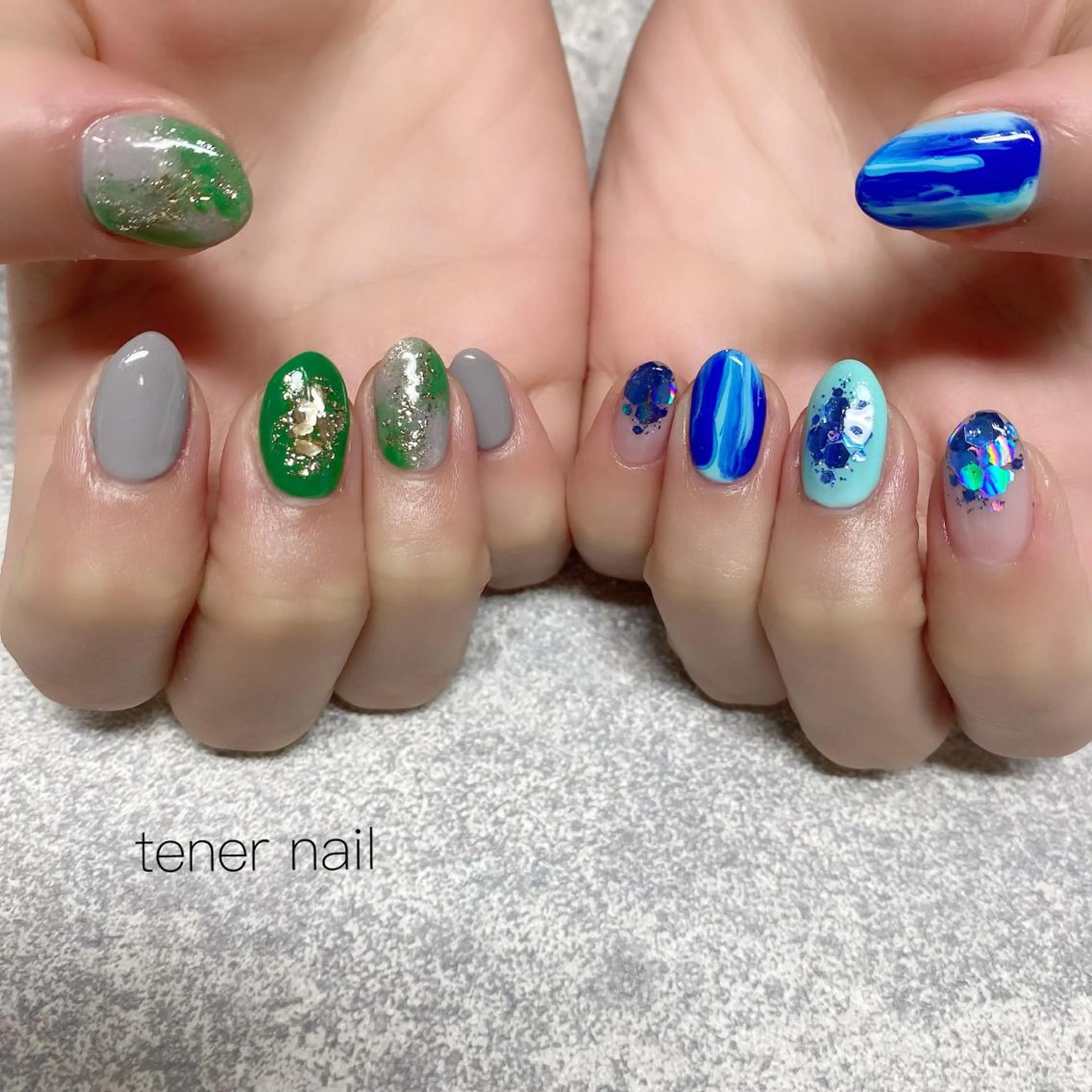 ネイル ニュアンスネイル テネルネイル tener nailのネイルデザイン