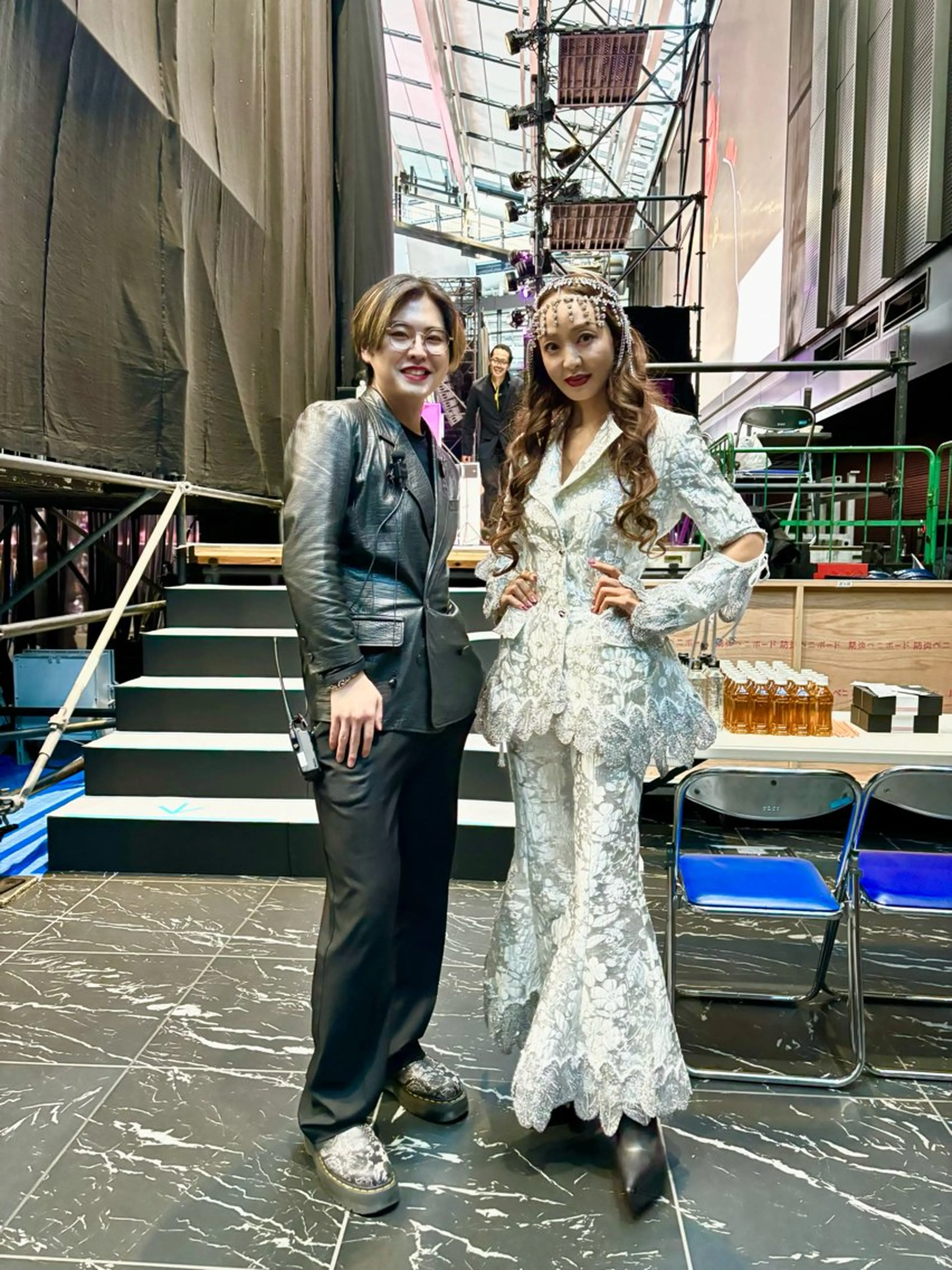 ロング カラー パーマ ヘアアレンジ Kingdom元町店所属・ヘアメイク金坂 /カットカラー/のヘアスタイル