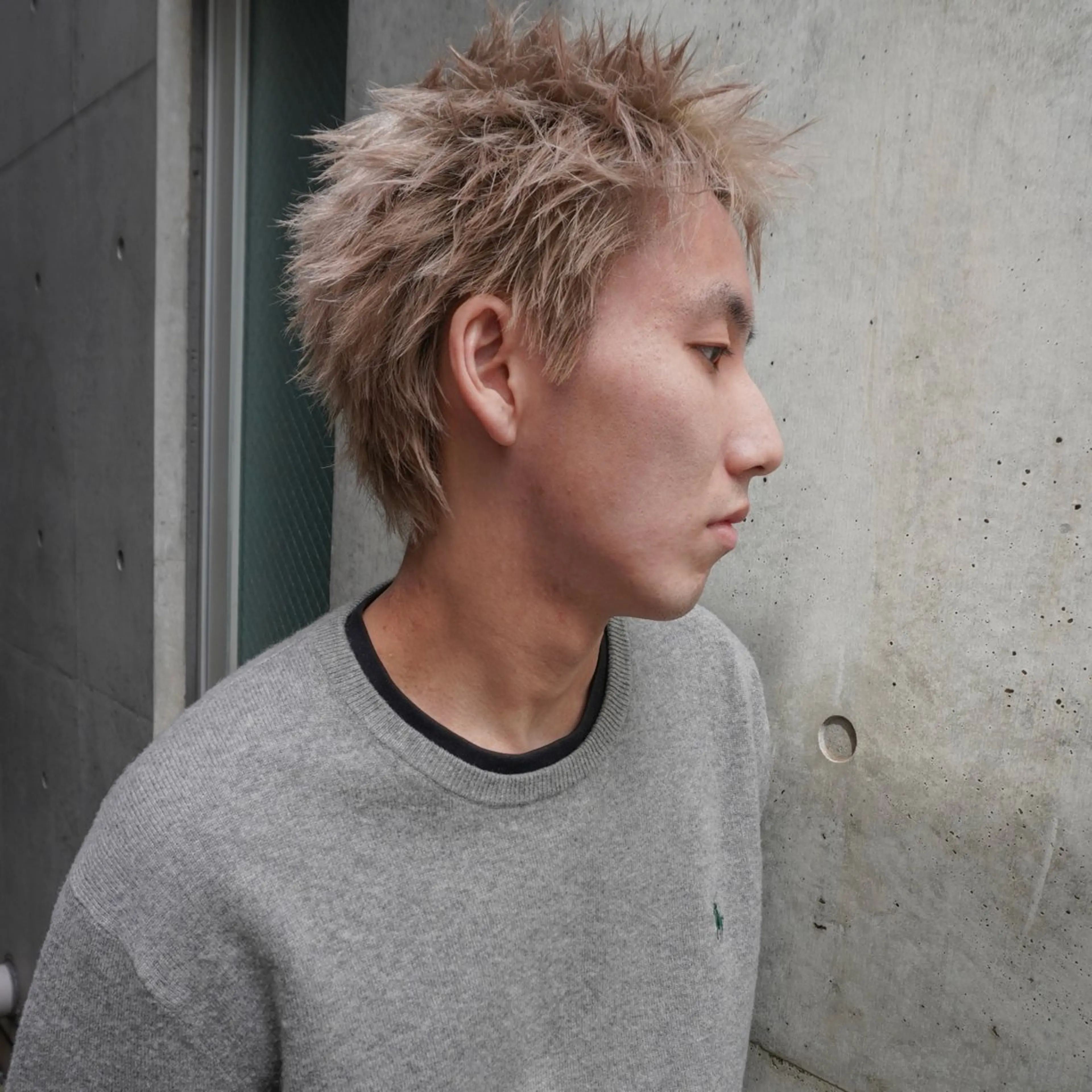 ショート カラー メンズ メンズブリーチ スパイキーショート ブリーチ ショートヘア カット ヘアカラー トリートメント メンズヘア/パーマ/ SHOUTOのヘアスタイル