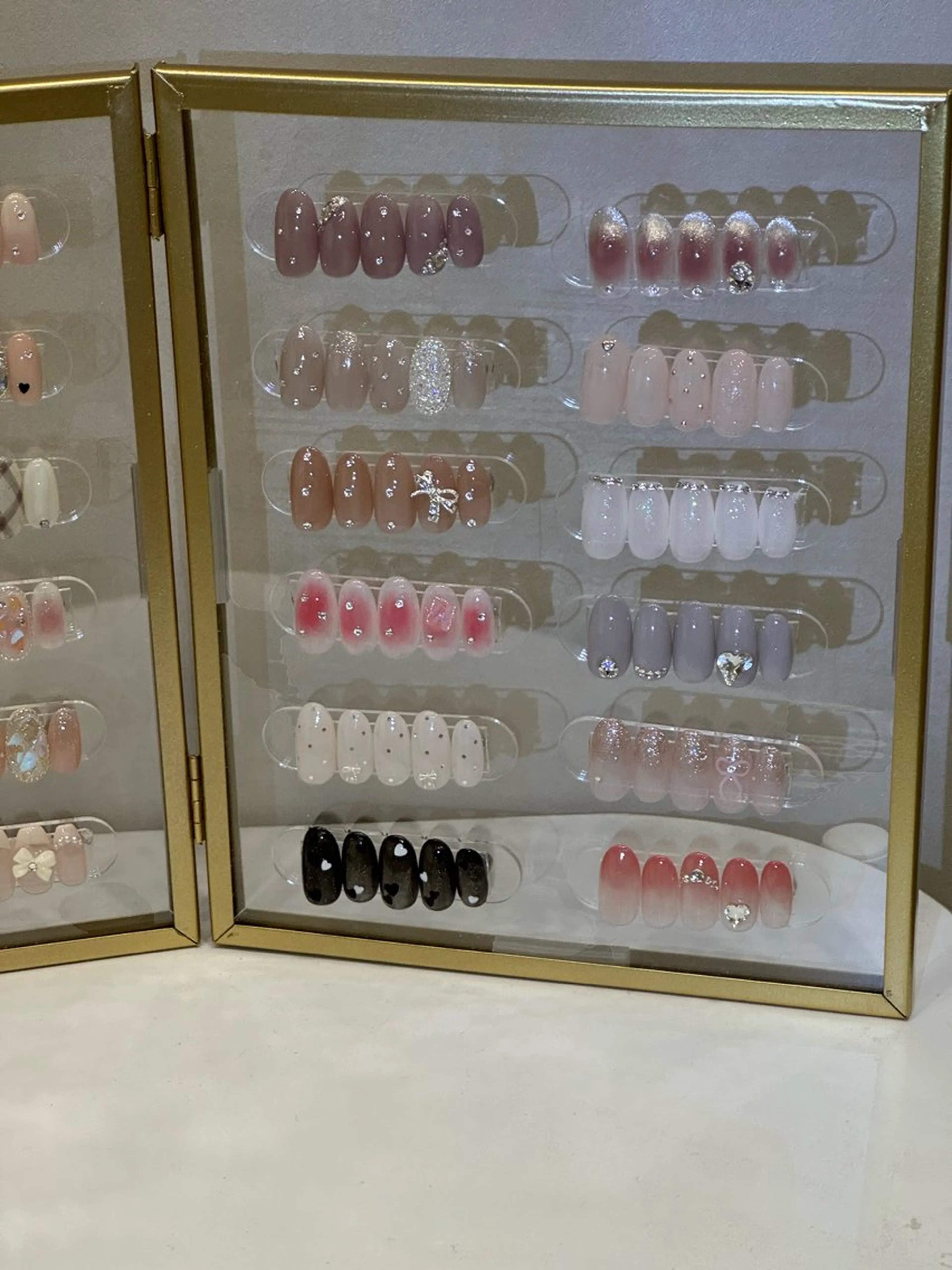 ネイル ハンドネイル 韓国ネイル/ワンホン ネイル🎀表参道3分のネイルデザイン