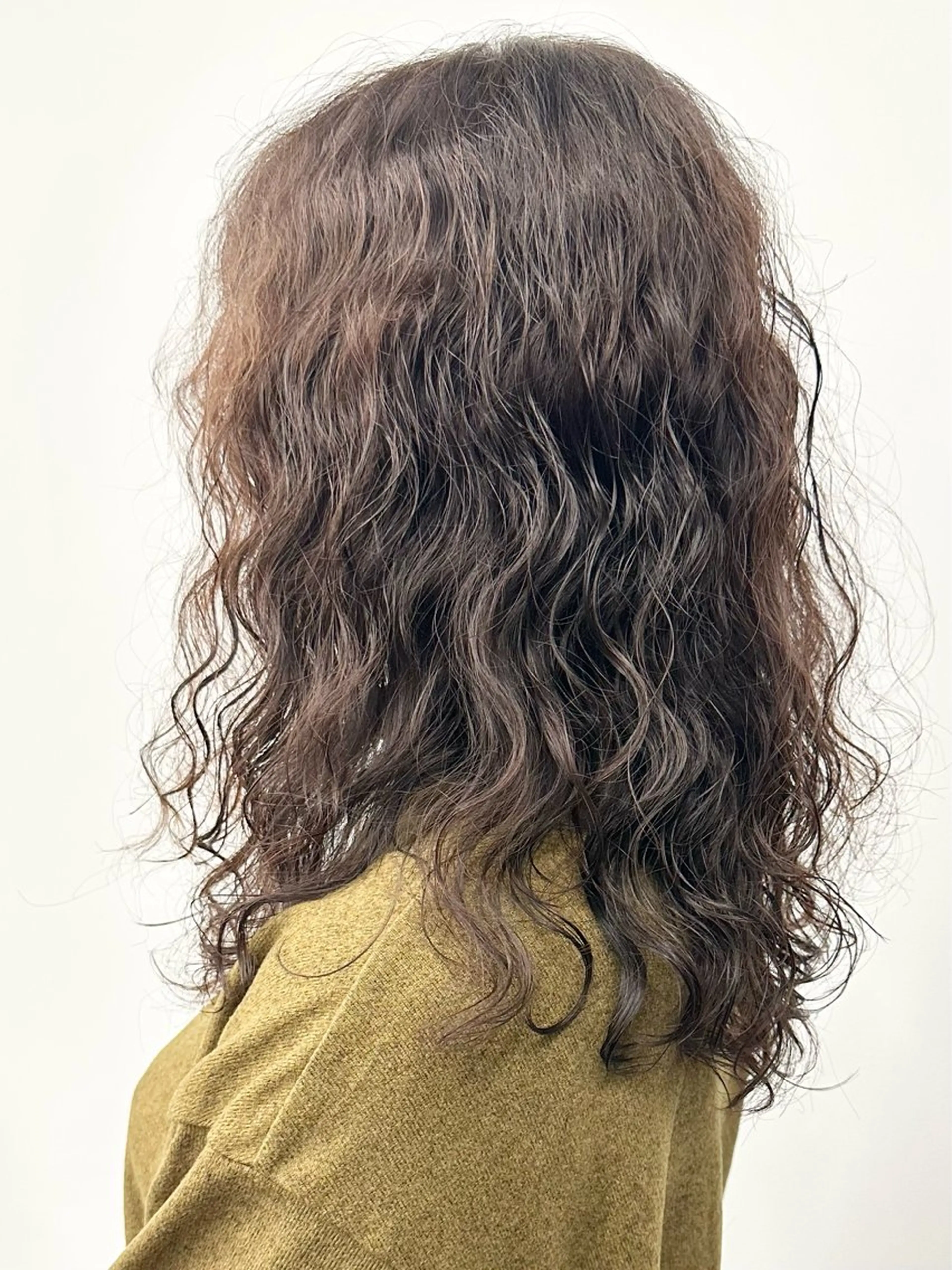 ロング パーマ カット パーマ ボブ/ゆるふわ ボブパーマ/とういのヘアスタイル