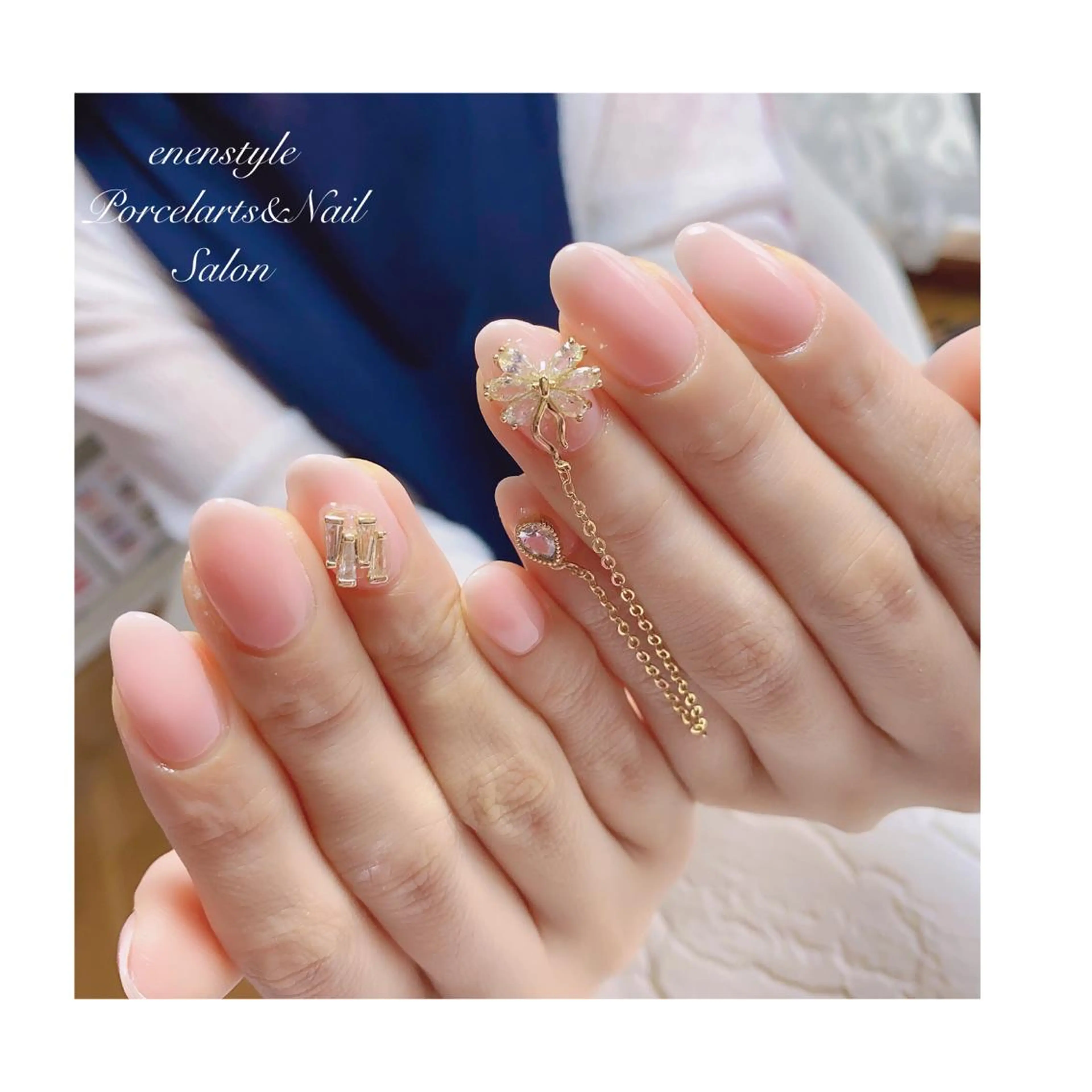 ミディアム ネイル ハンドネイル 👑enen style👑のネイルデザイン