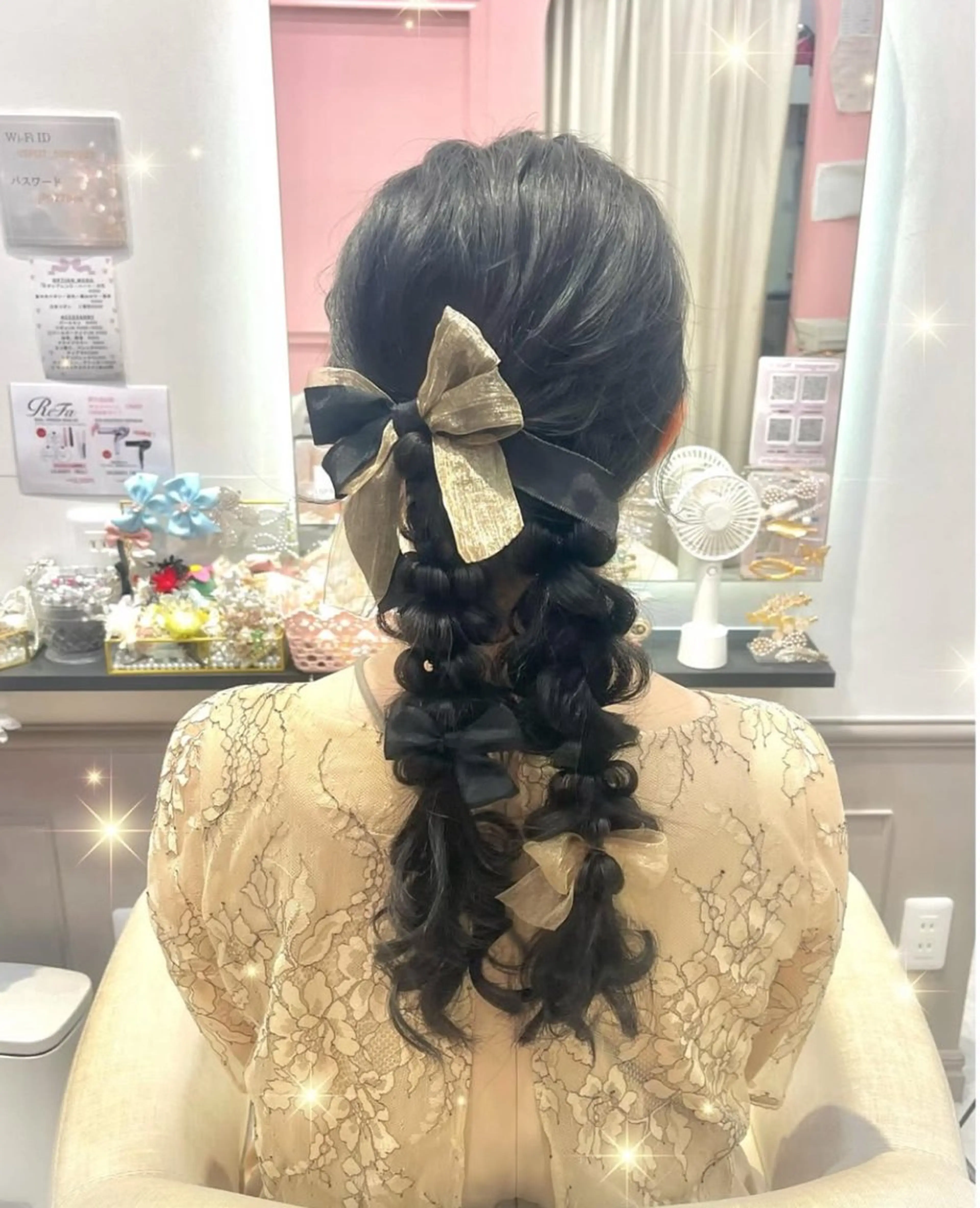 ヘアアレンジ lien eriiのヘアスタイル