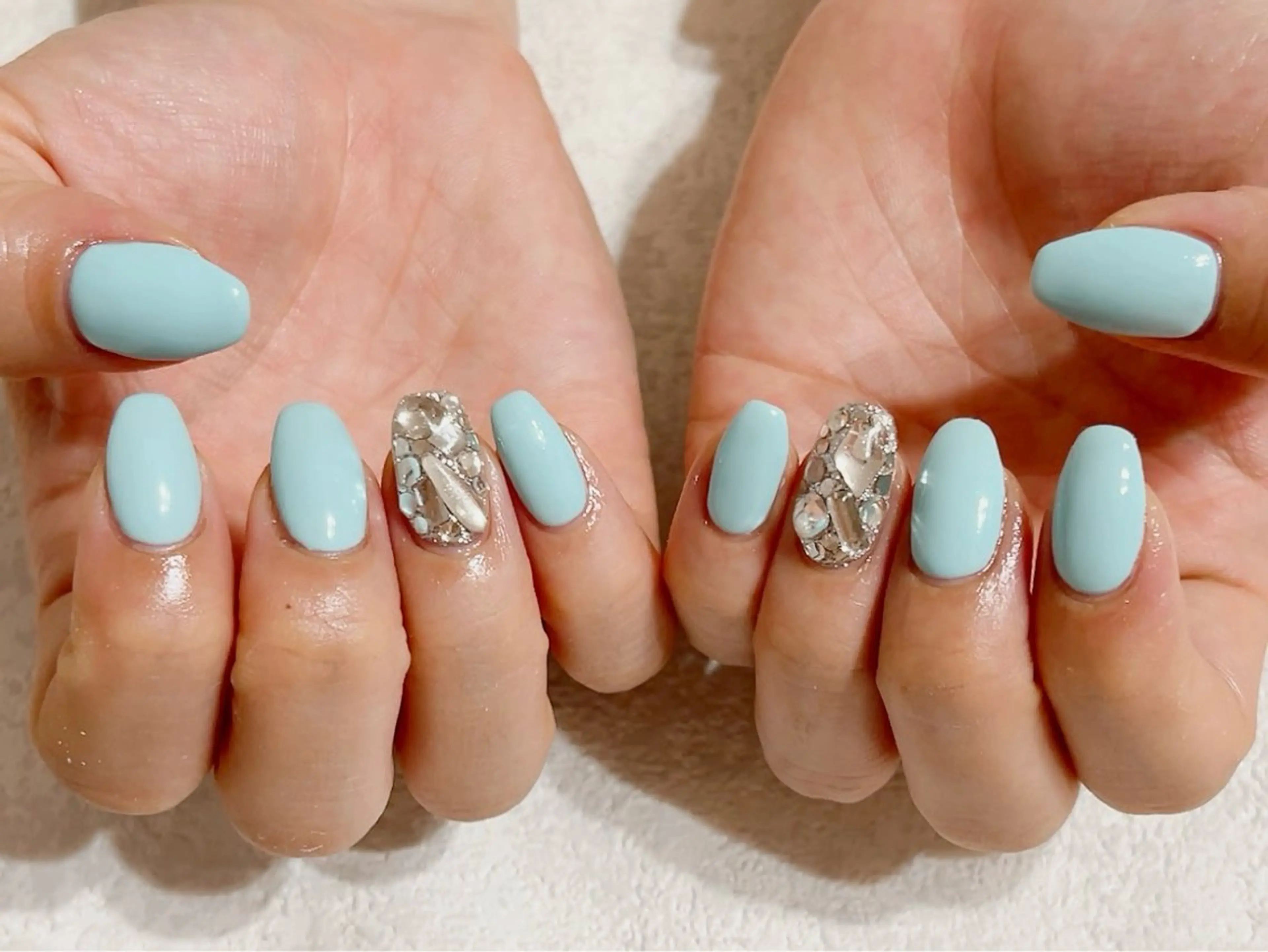 ネイル ジェルネイル メンズネイル パラジェル 夏ネイル ワンホンネイル kikinail 溝の口のネイルデザイン