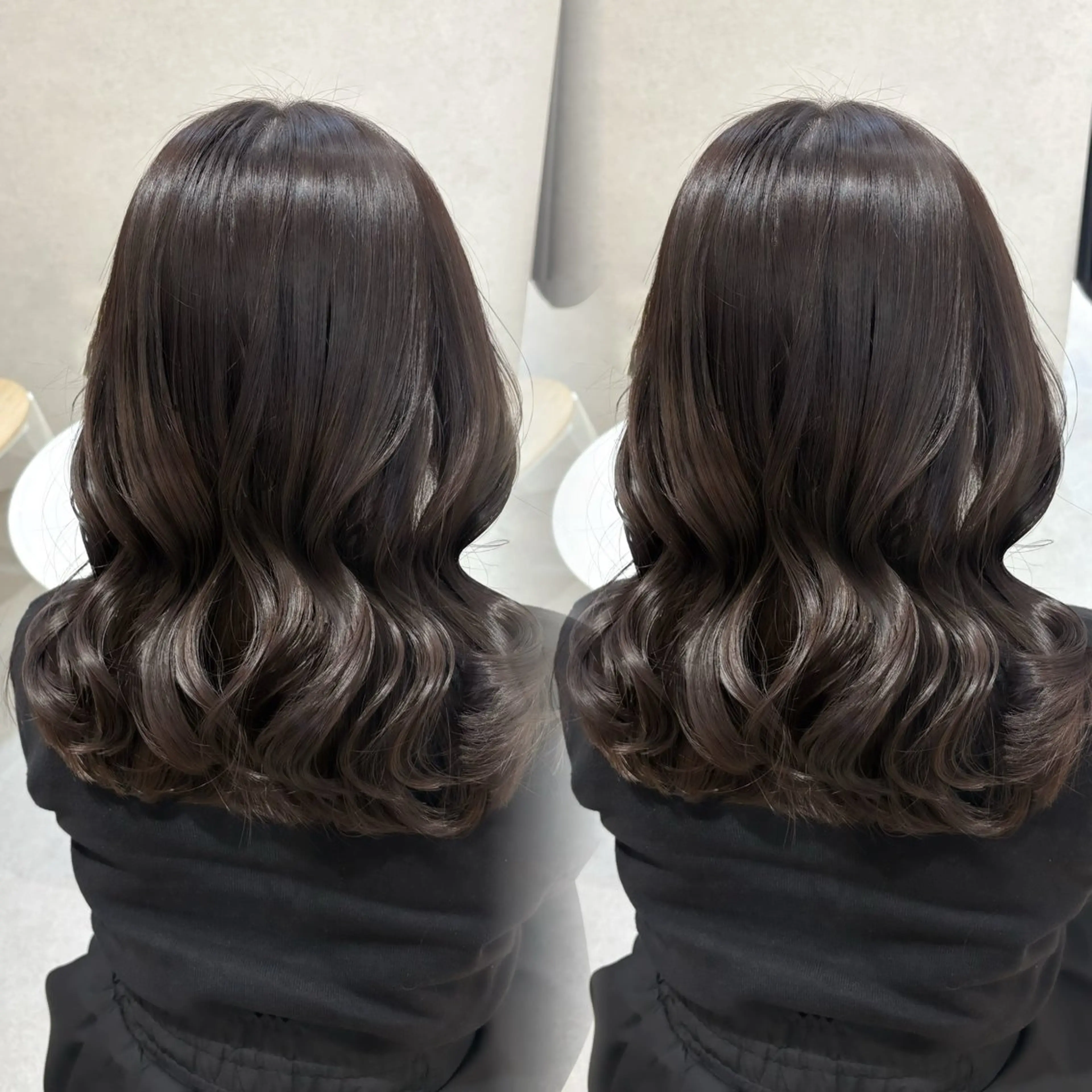 ロング カラー パーマ カット ヘアカラー 透明感/チョコカラー 💍TAMA💍のヘアスタイル