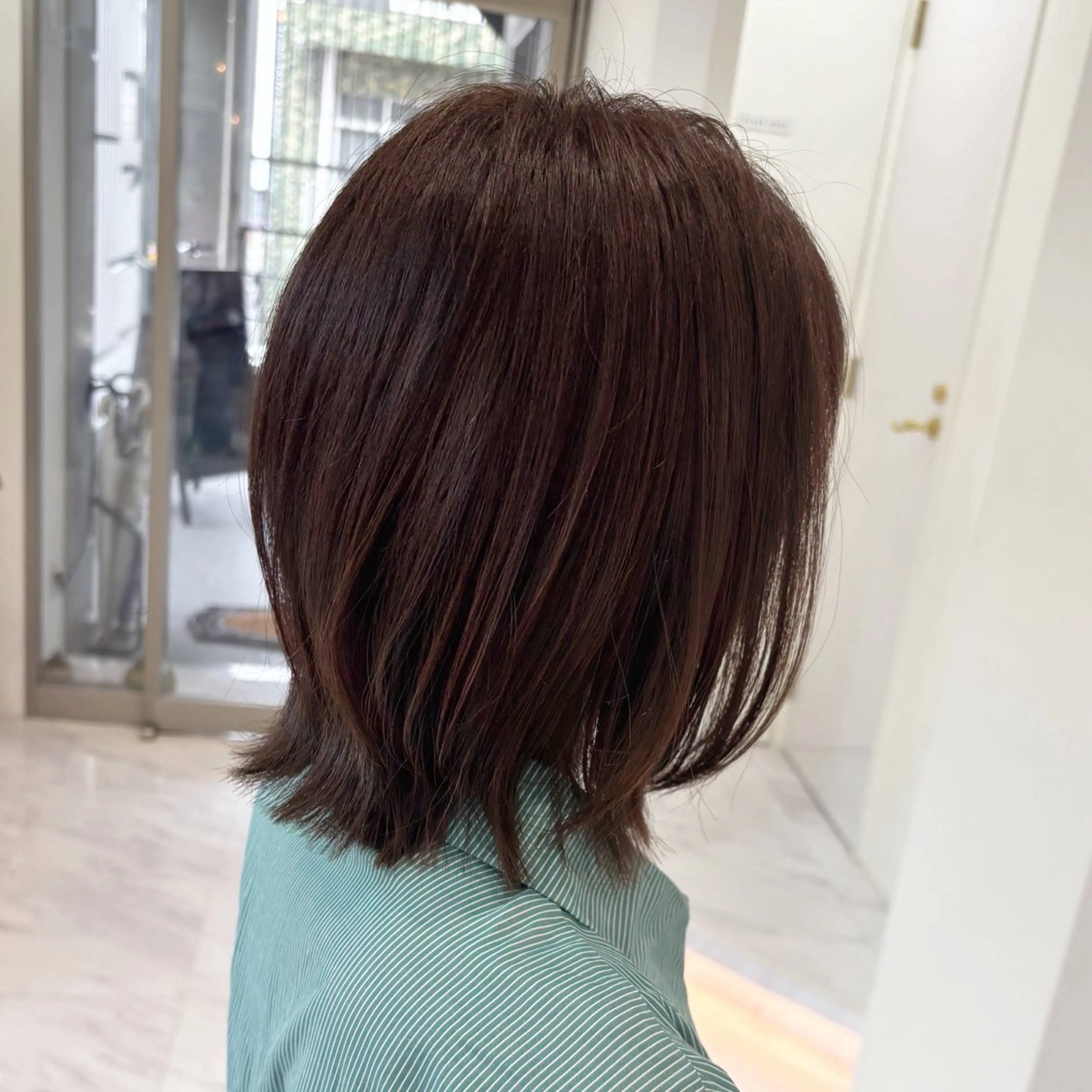 ミディアム カラー ブラウンカラー 髪質改善 レイヤーカット トリートメント 🍯Ayu/ハイトー ン/ブリーチ/ヘアメのヘアスタイル