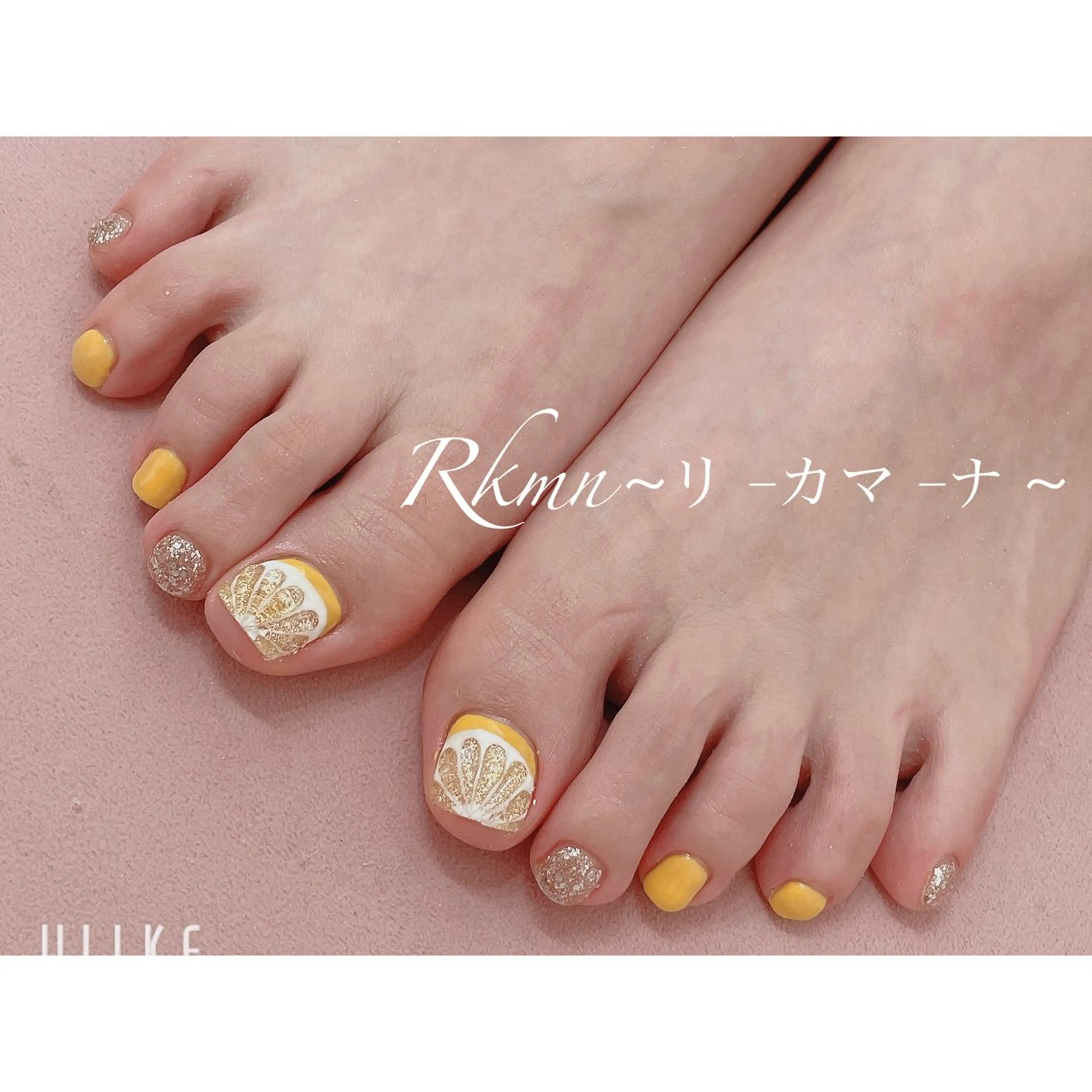 ネイル アートネイル キラキラネイル ラメ(グリッター) ぷっくりネイル 春ネイル ハンドネイル フットネイル ハンドケア Rkmn ~リ-カマ-ナ~のネイルデザイン